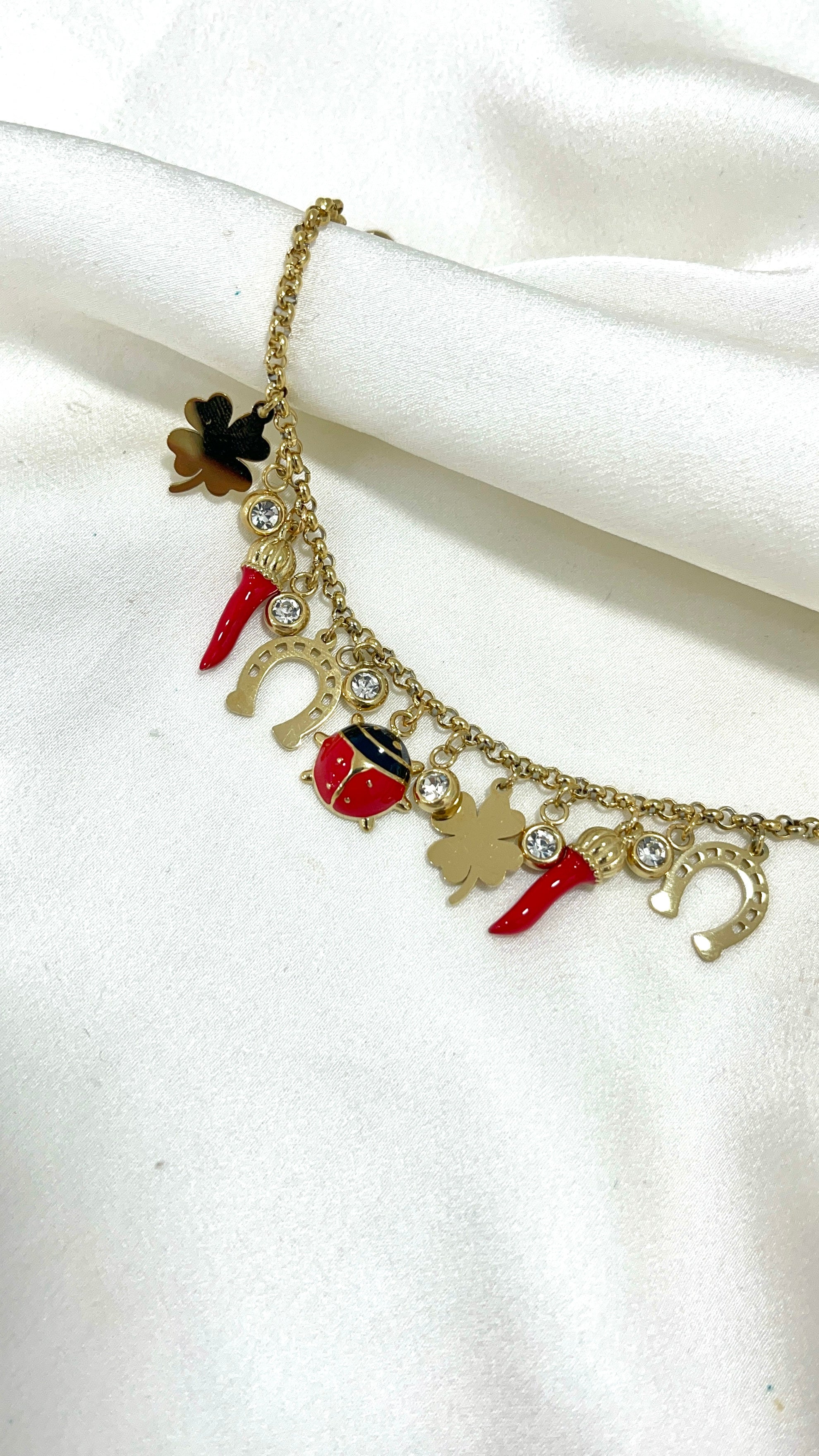 Bracciale charms Coccinella 🐞