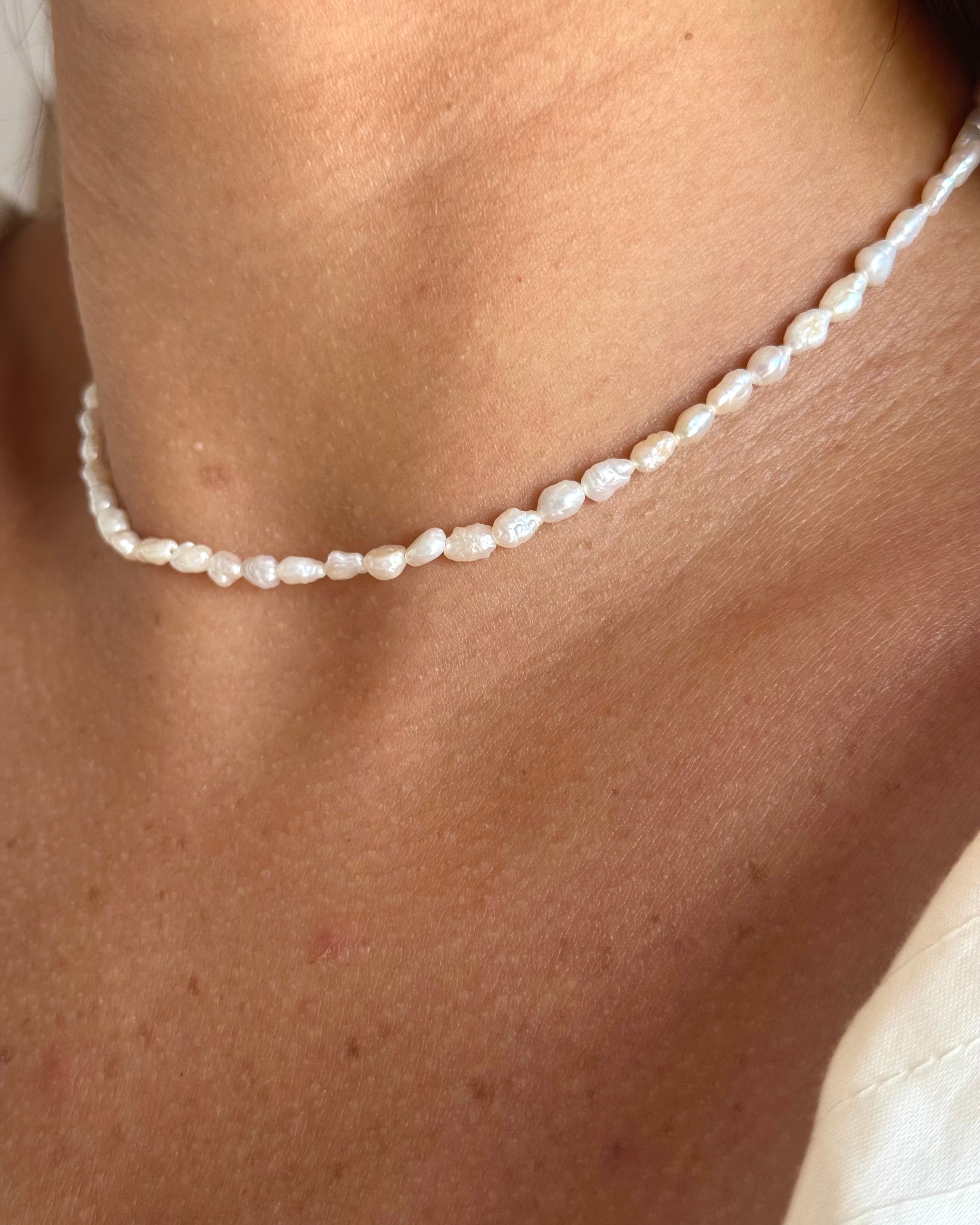 Collana Chicco di Riso Semplice