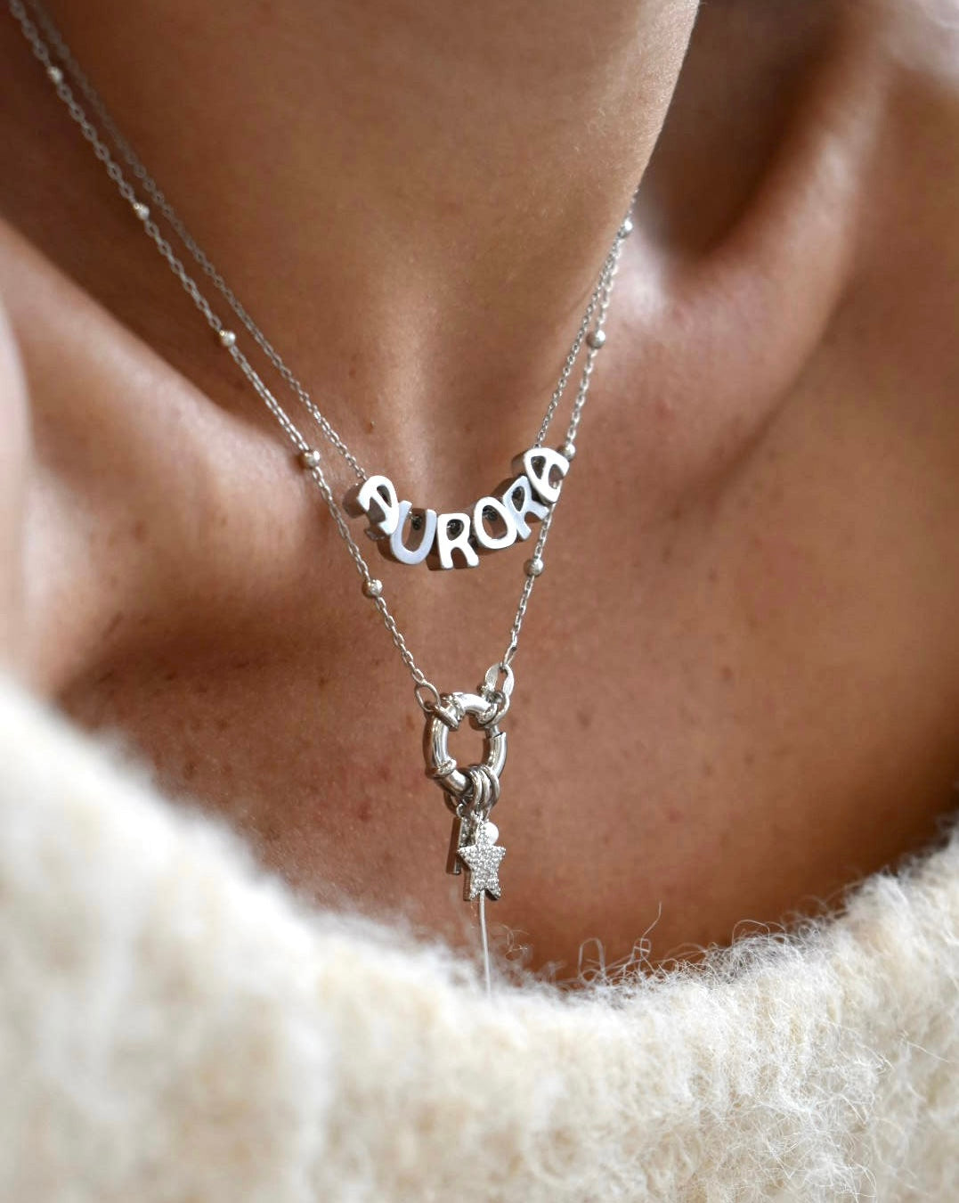 Collana Bubble Letter