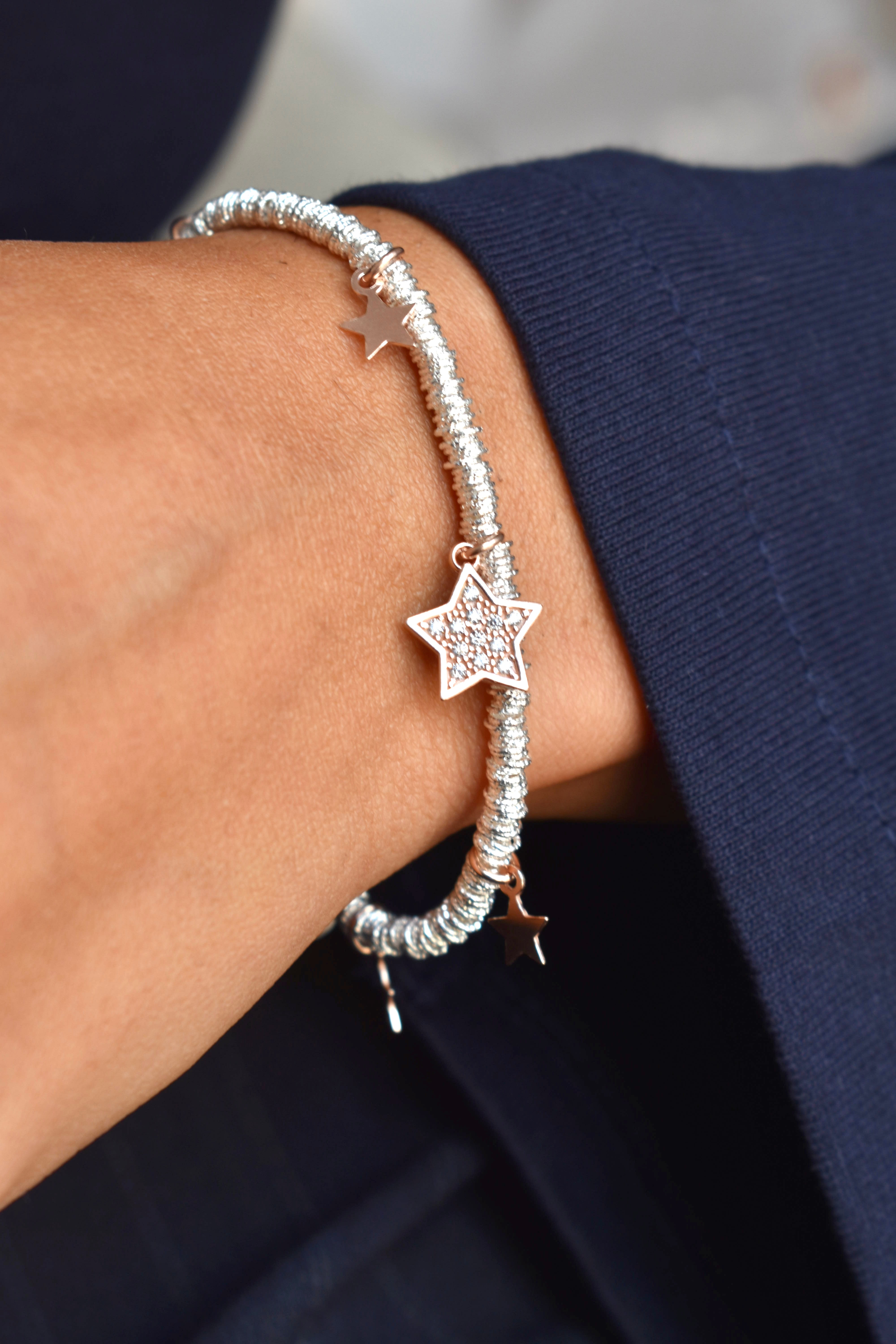 Bracciale millecerchi stellato