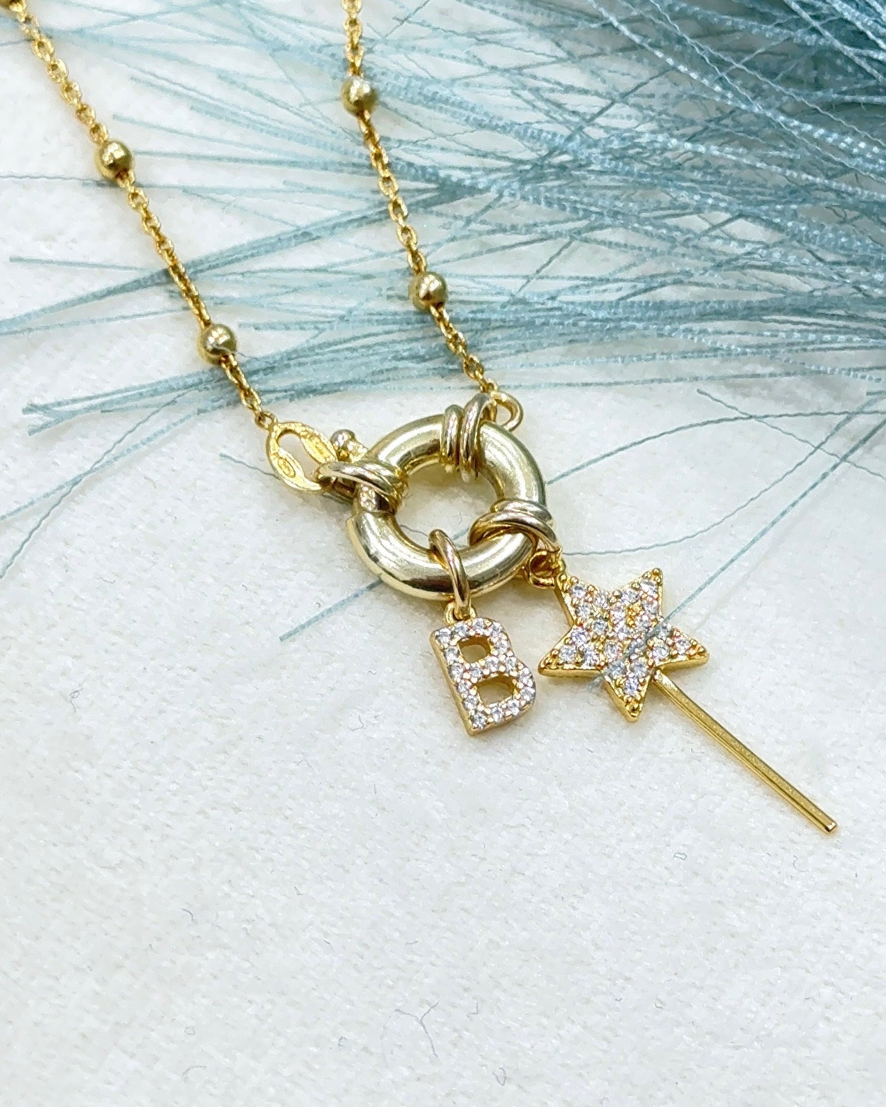 Collana Rosario in Argento 925 con Chiusura ad Anello