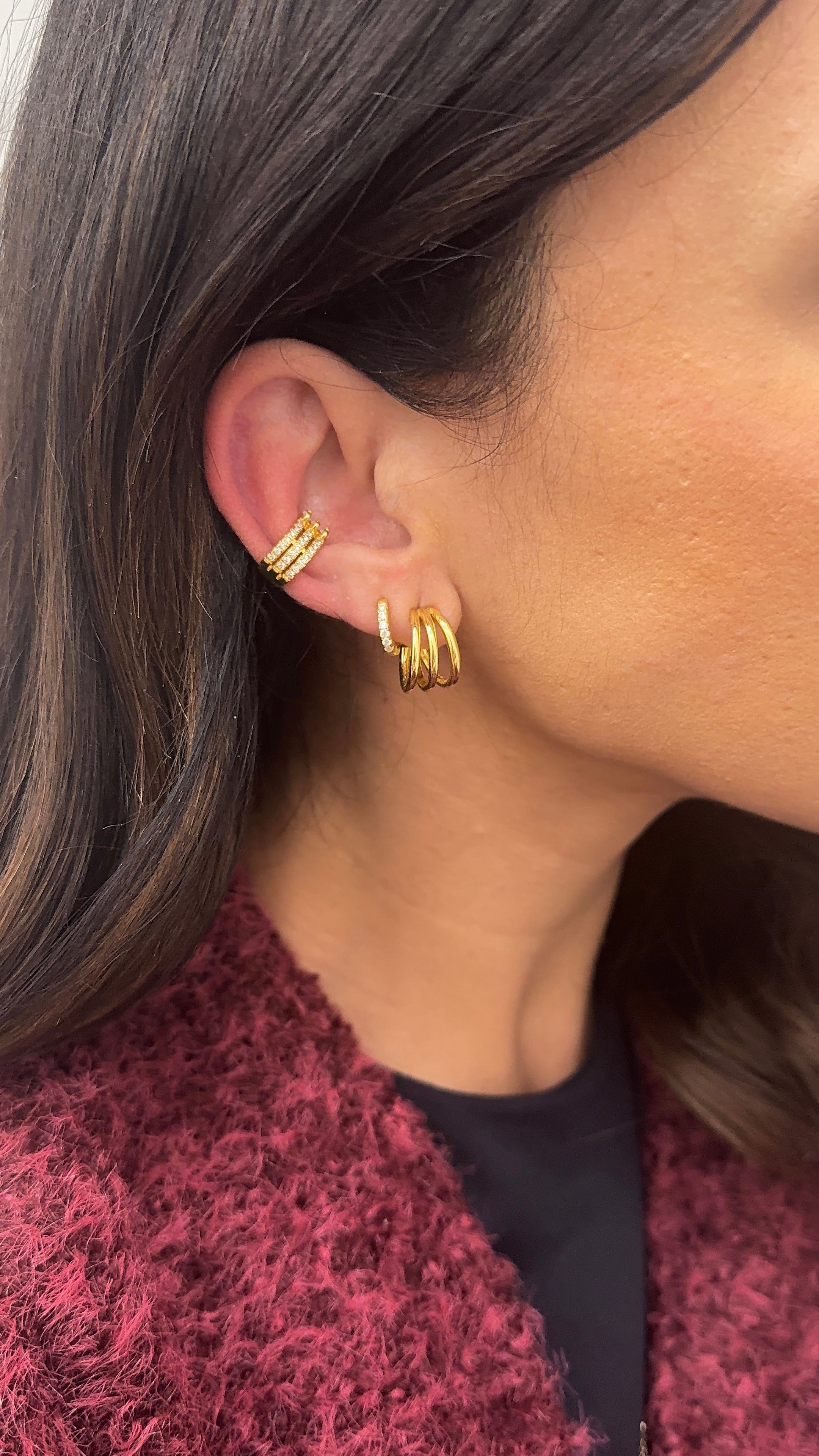Earcuff Tris goccia