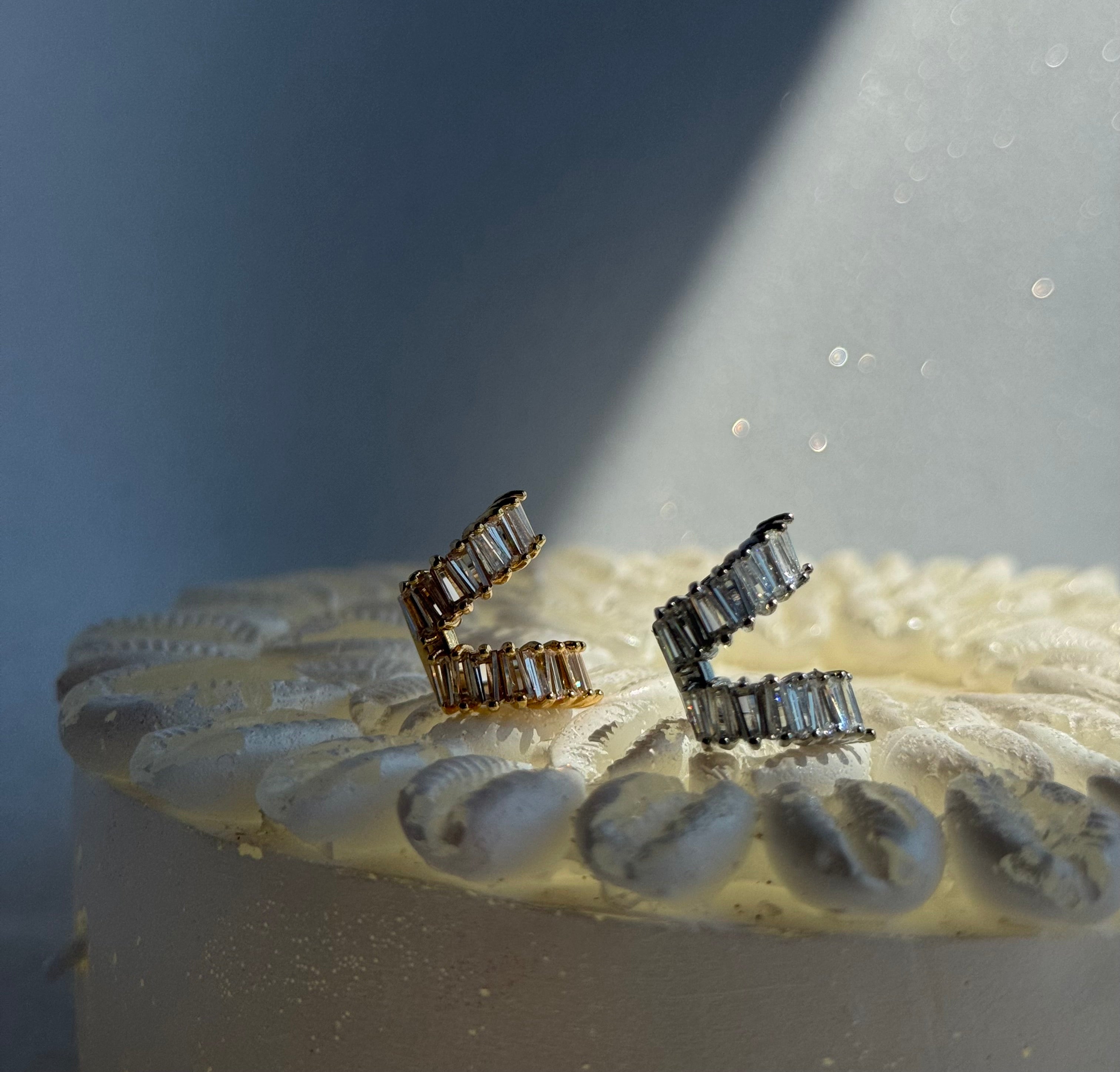 Earcuff double baguette
