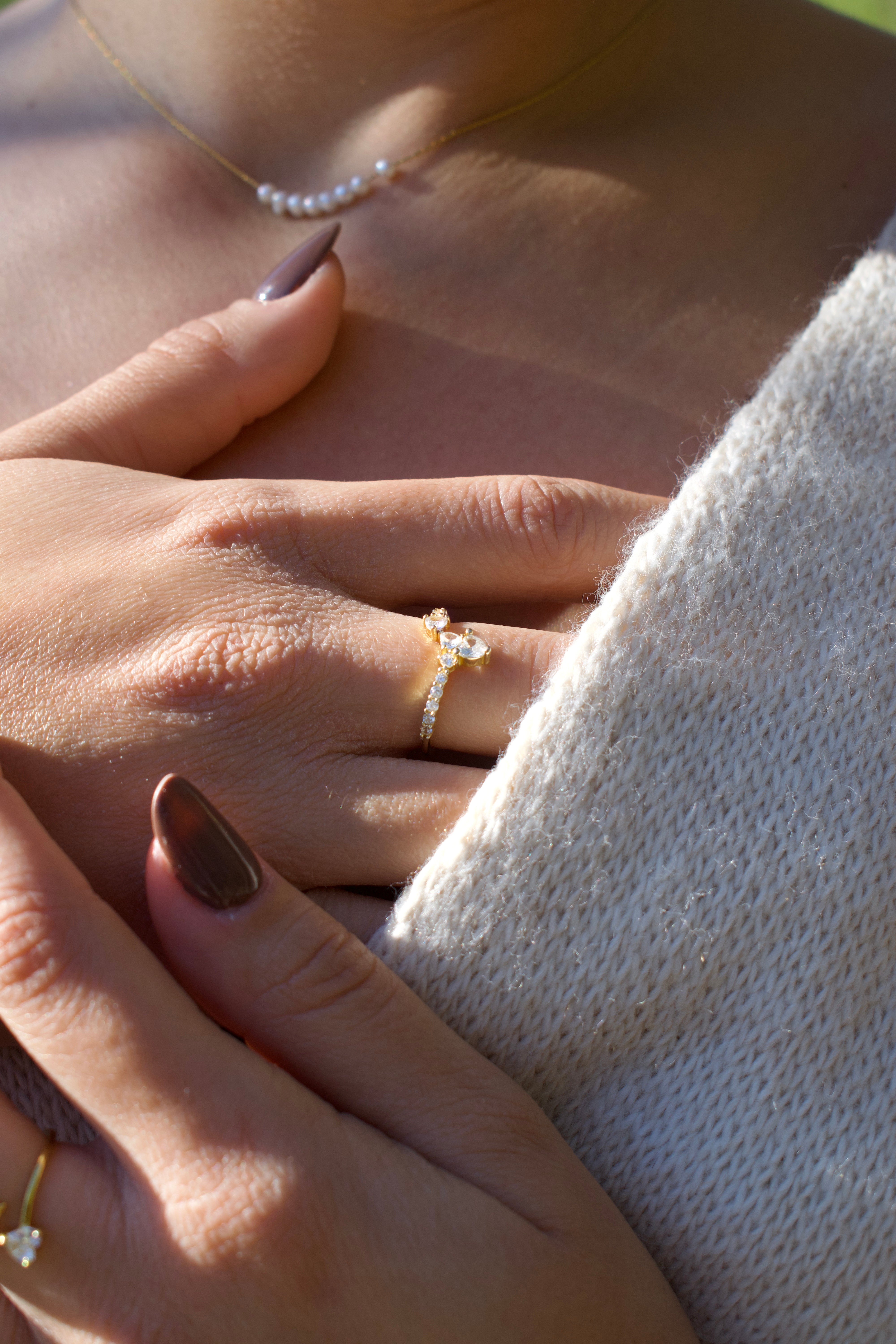 anello heart lucciola