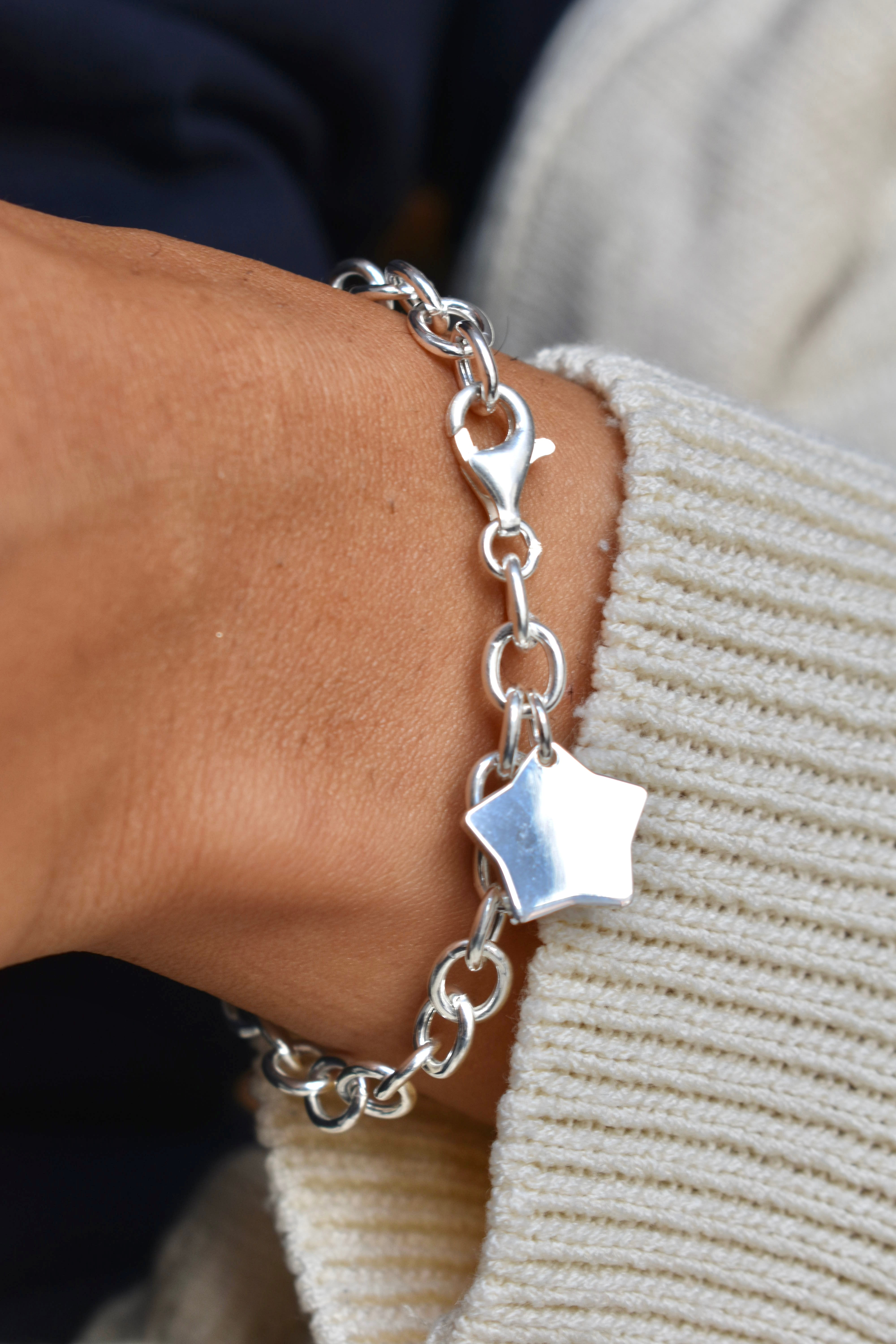 Bracciale Catena charm stella
