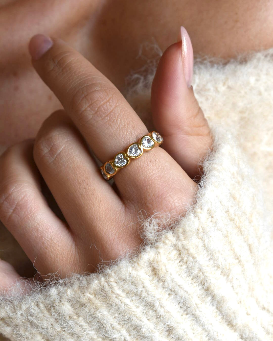 Anello Scia di Cuori