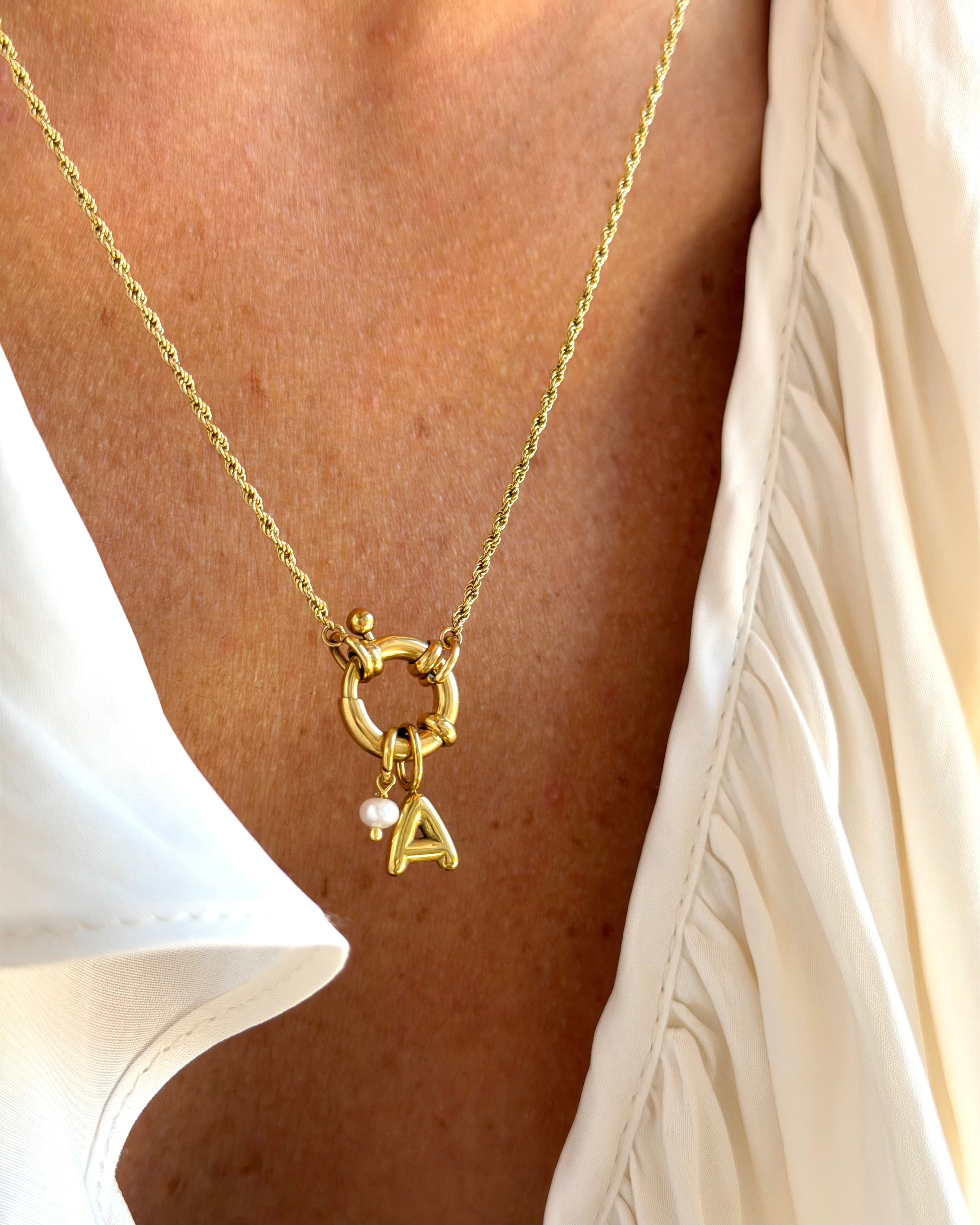 Collana Torchon Con Chiusura ad Anello
