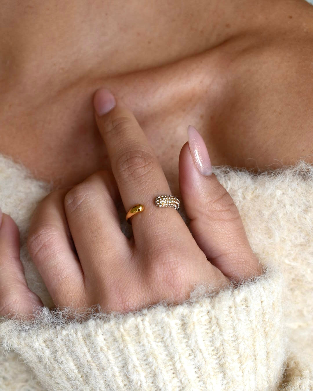 Anello Hug sparkling