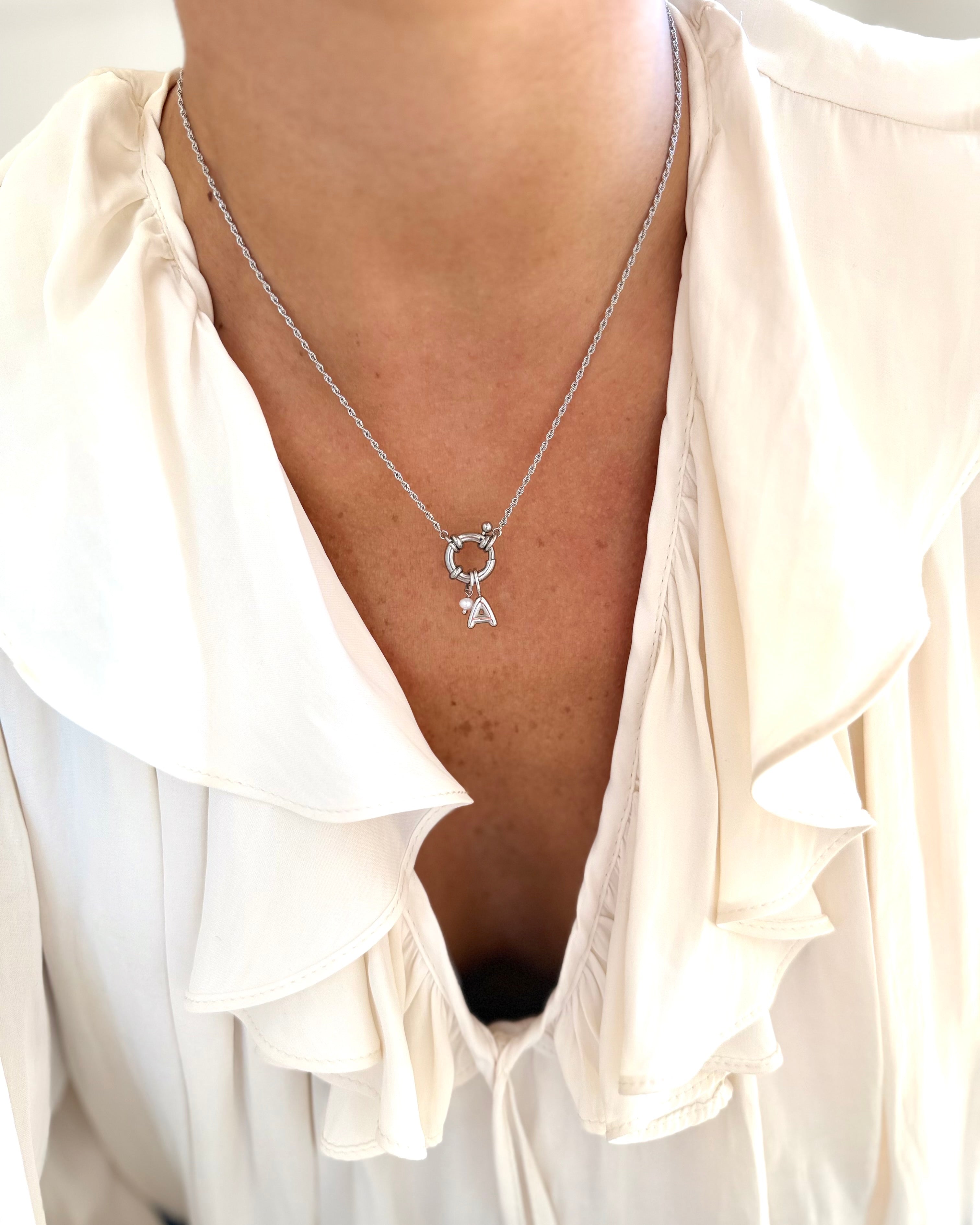 Collana Torchon Con Chiusura ad Anello