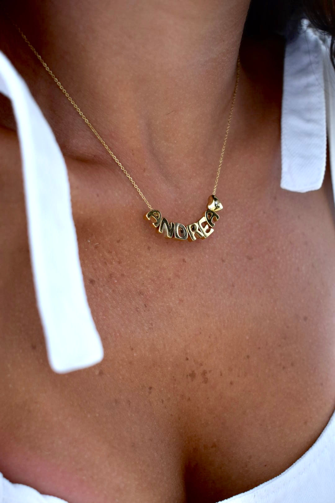 Collana Bubble Letter