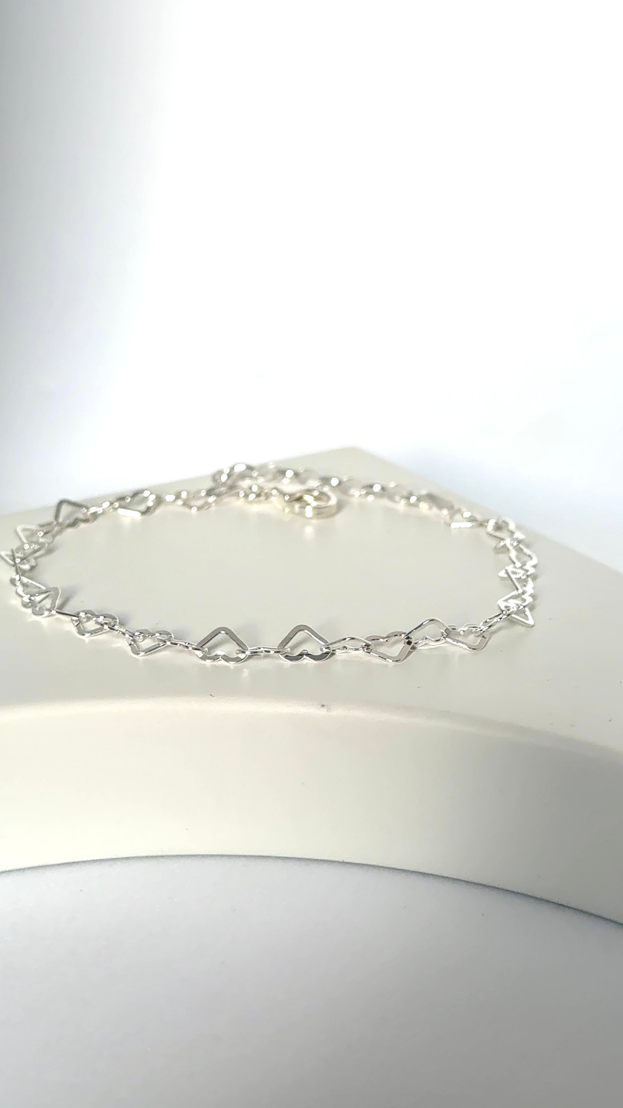 Bracciale catena cuoricini
