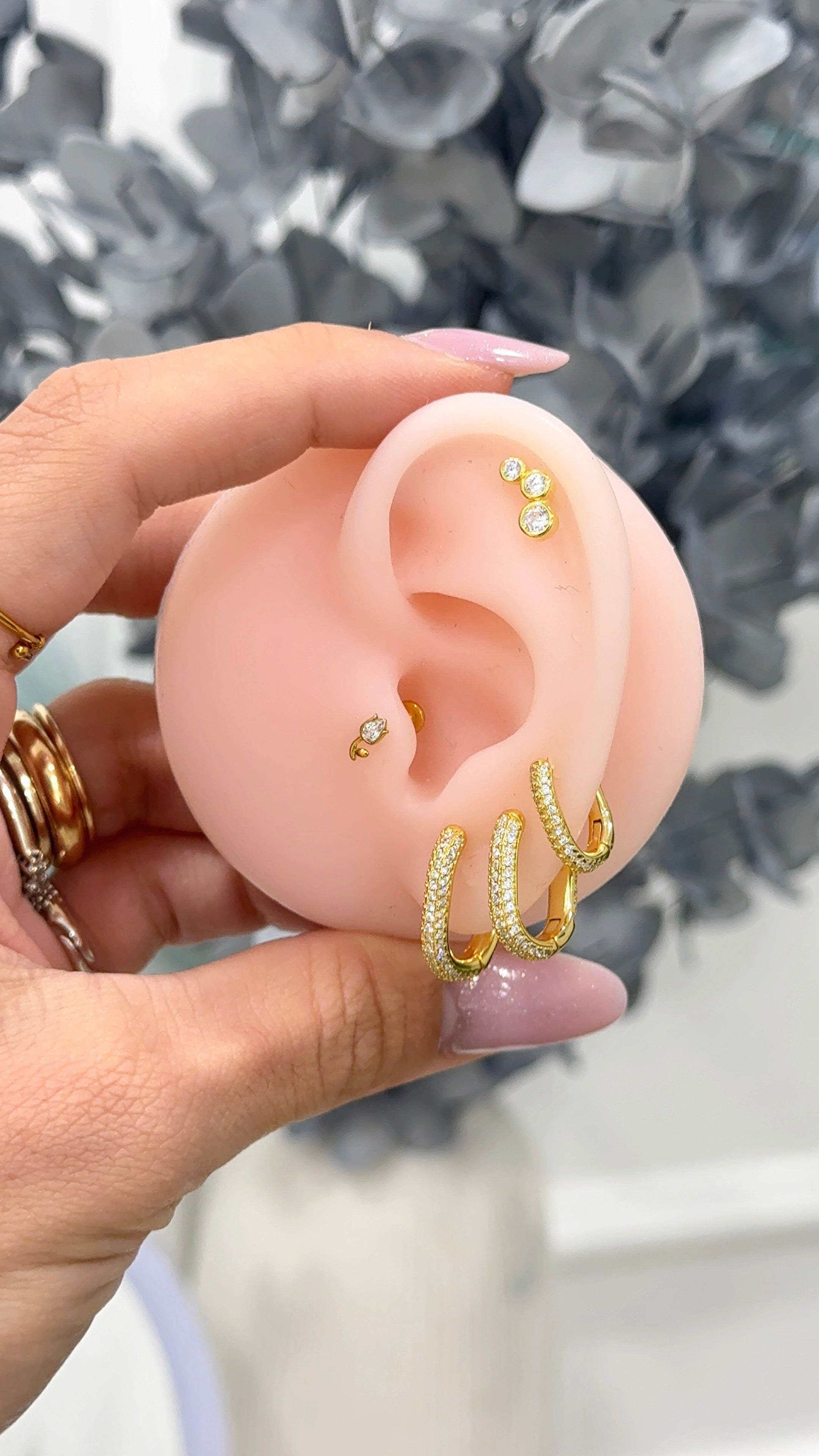 Oval HOOPS