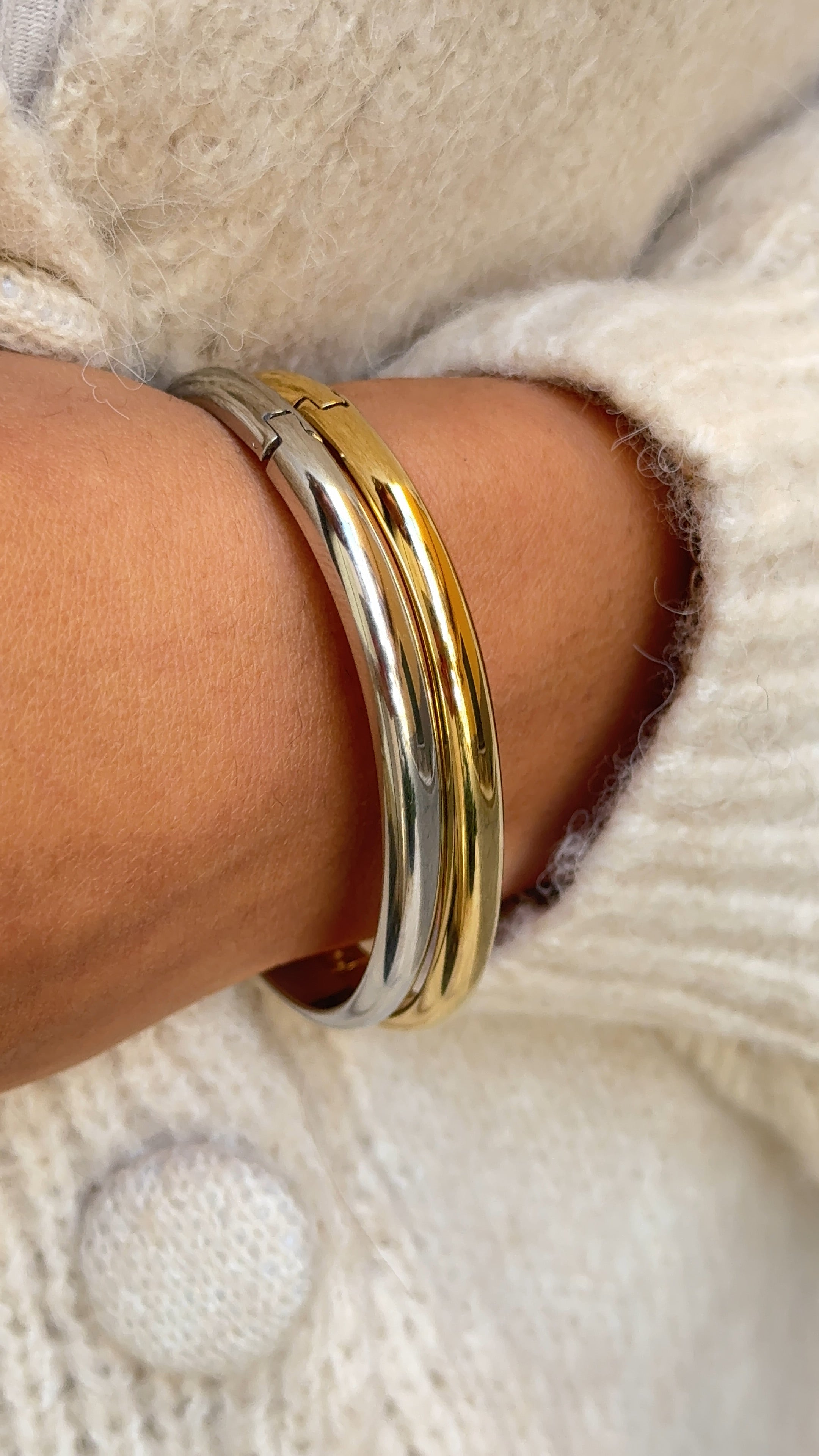 Bracciale rigido Bombato