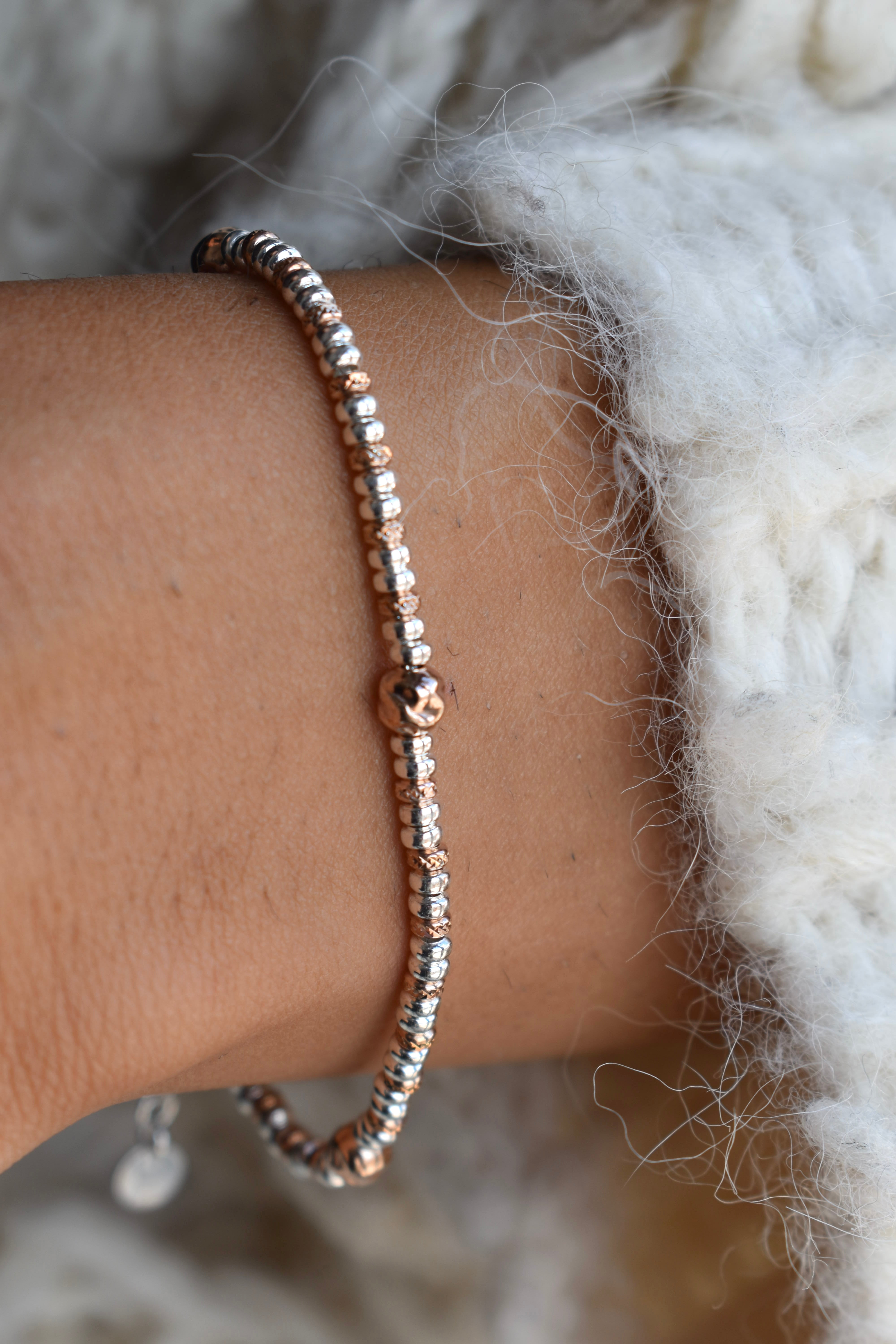 Bracciale rondelline sfaccettate