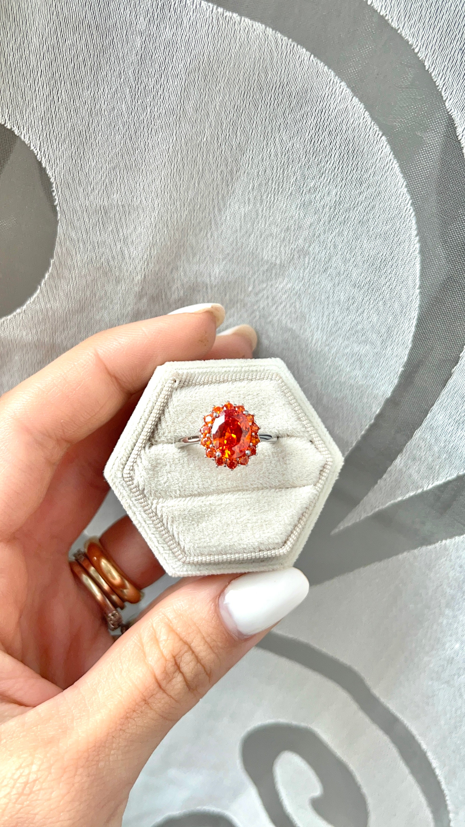 Anello kate brilliant arancio