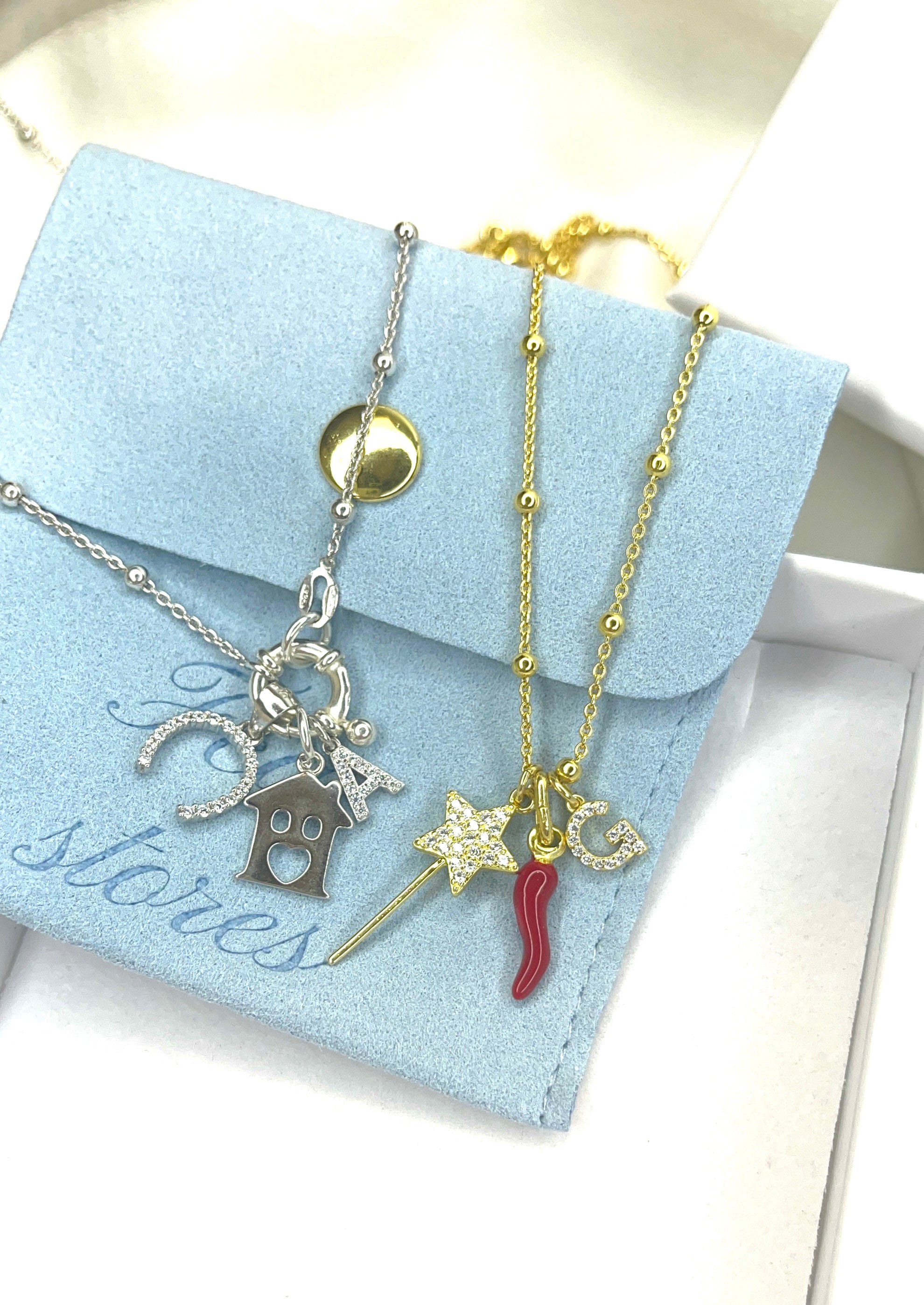 collana Rosario in argento 925 chiusura classica