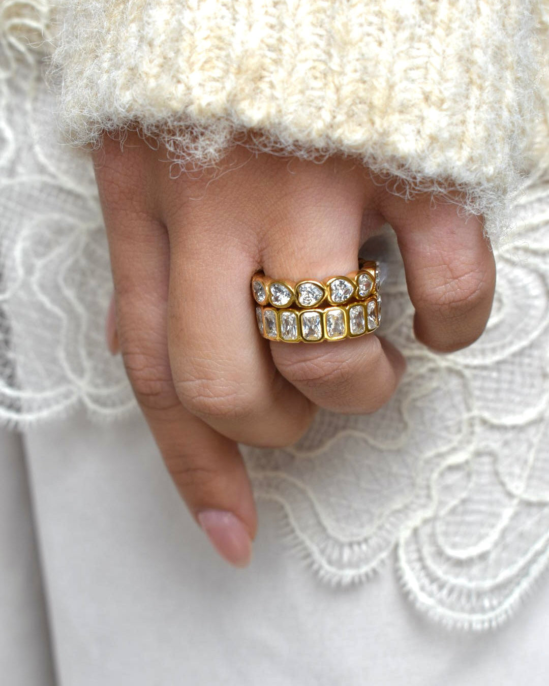 Anello Scia di Cuori