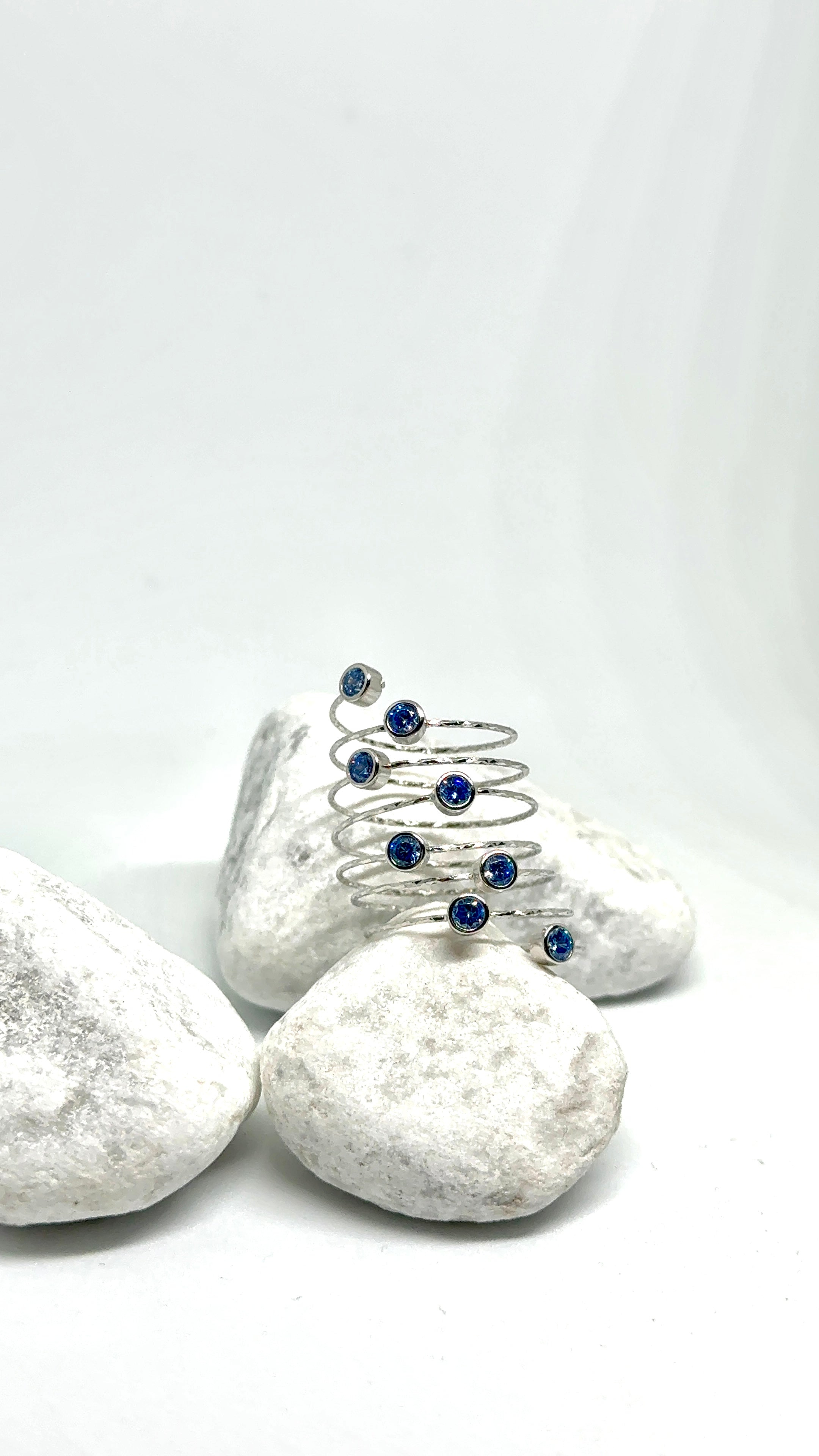 Anello Miami azzurro