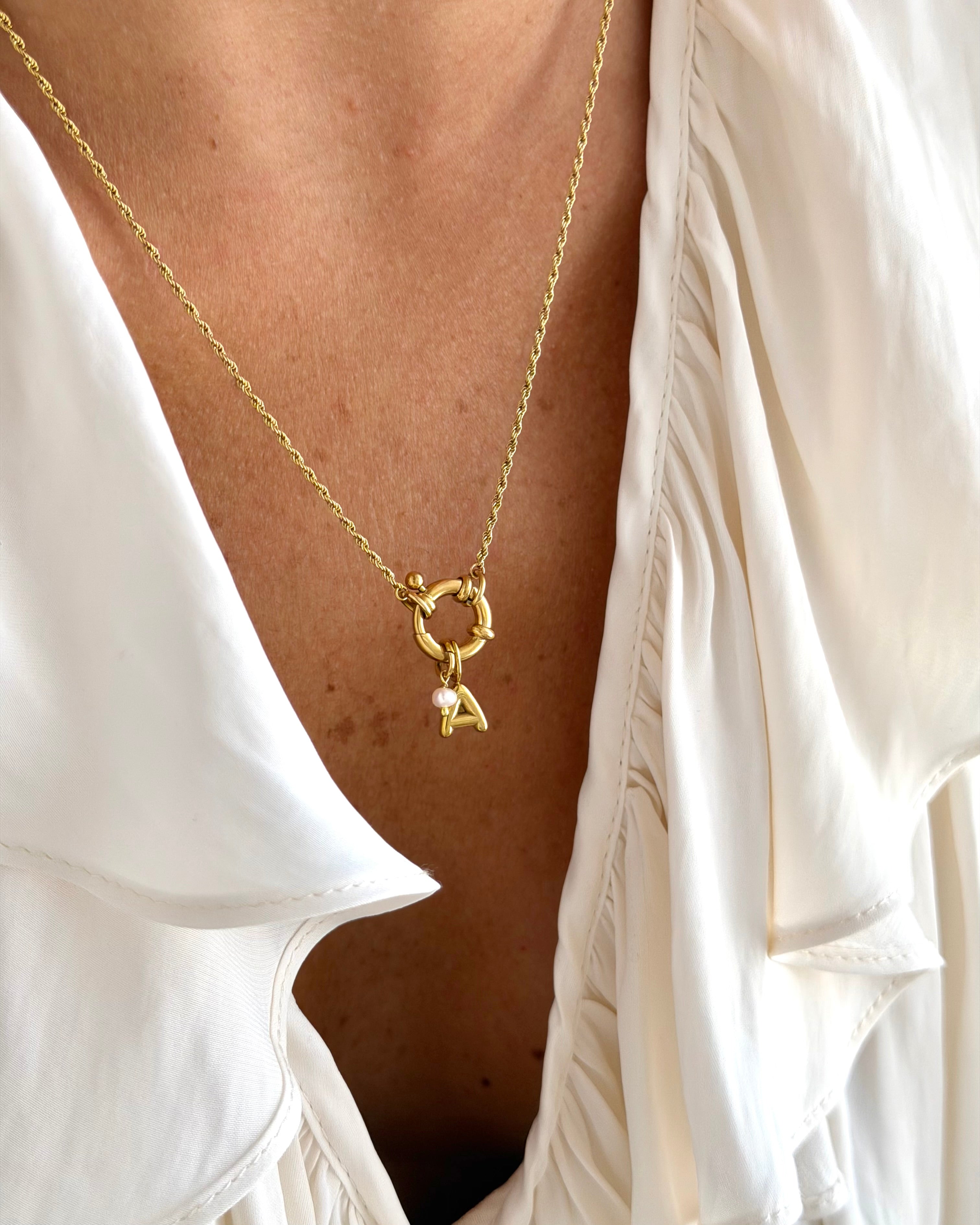 Collana Torchon Con Chiusura ad Anello