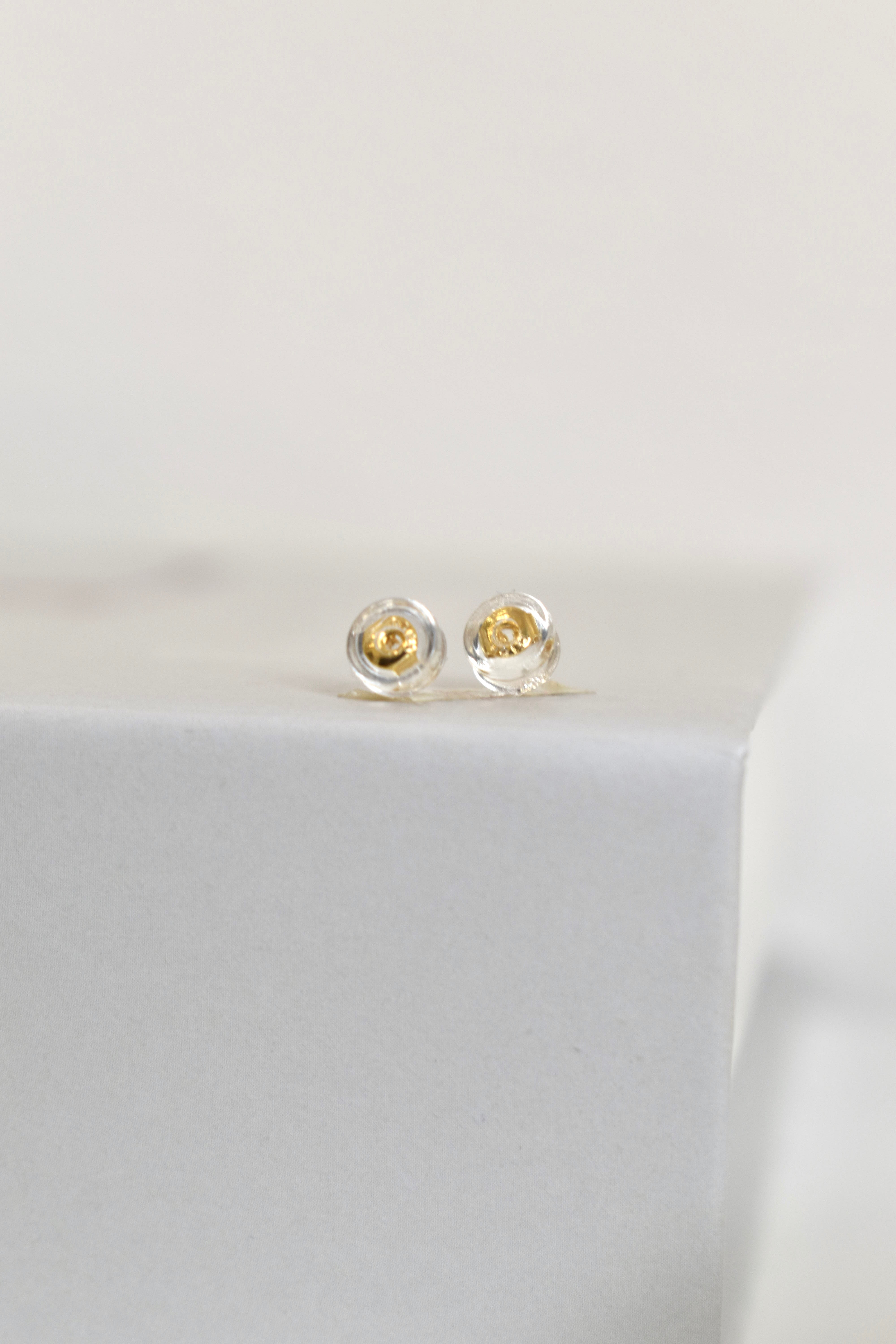 orecchini cuore martellato