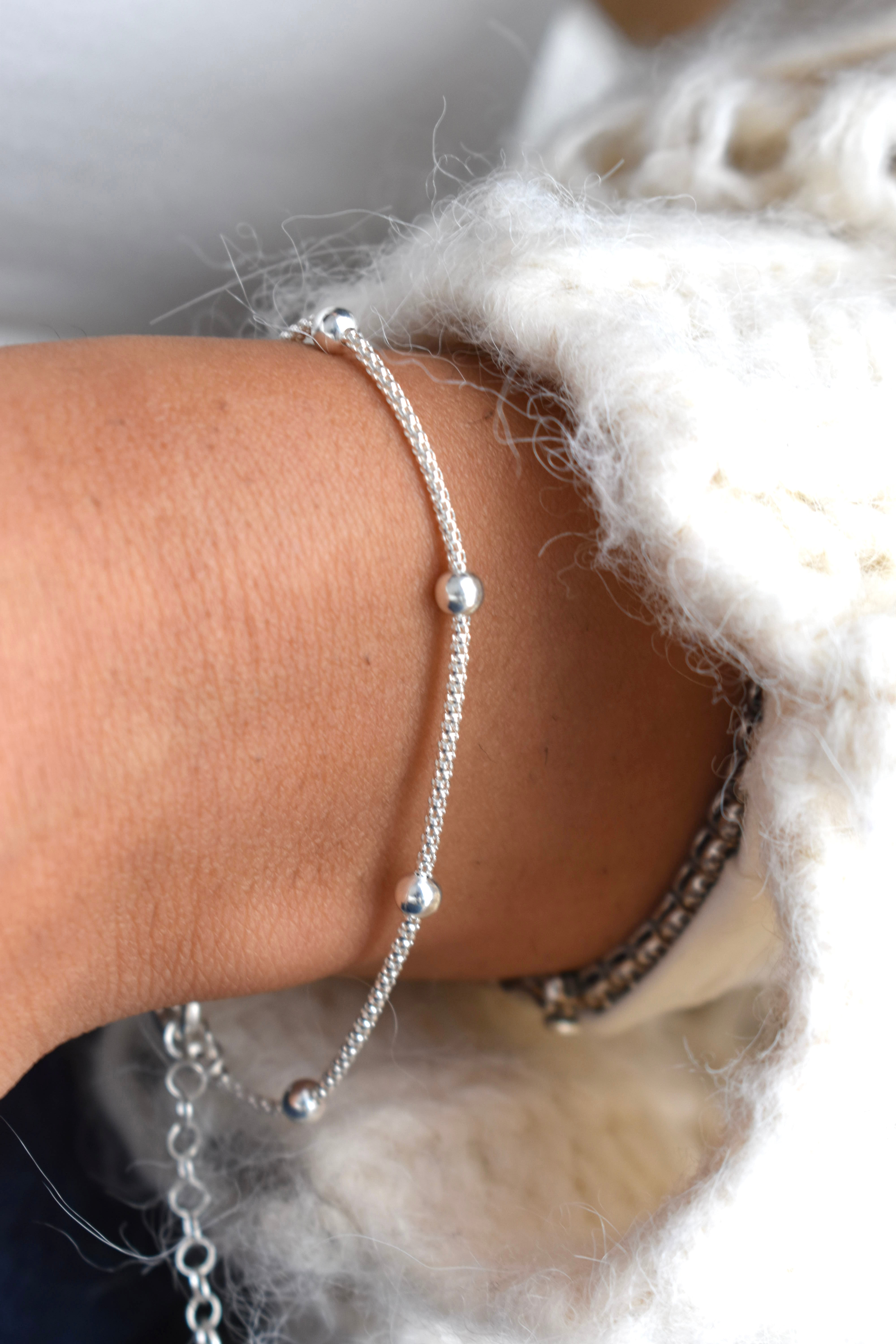 Bracciale nido d’ape e sfere