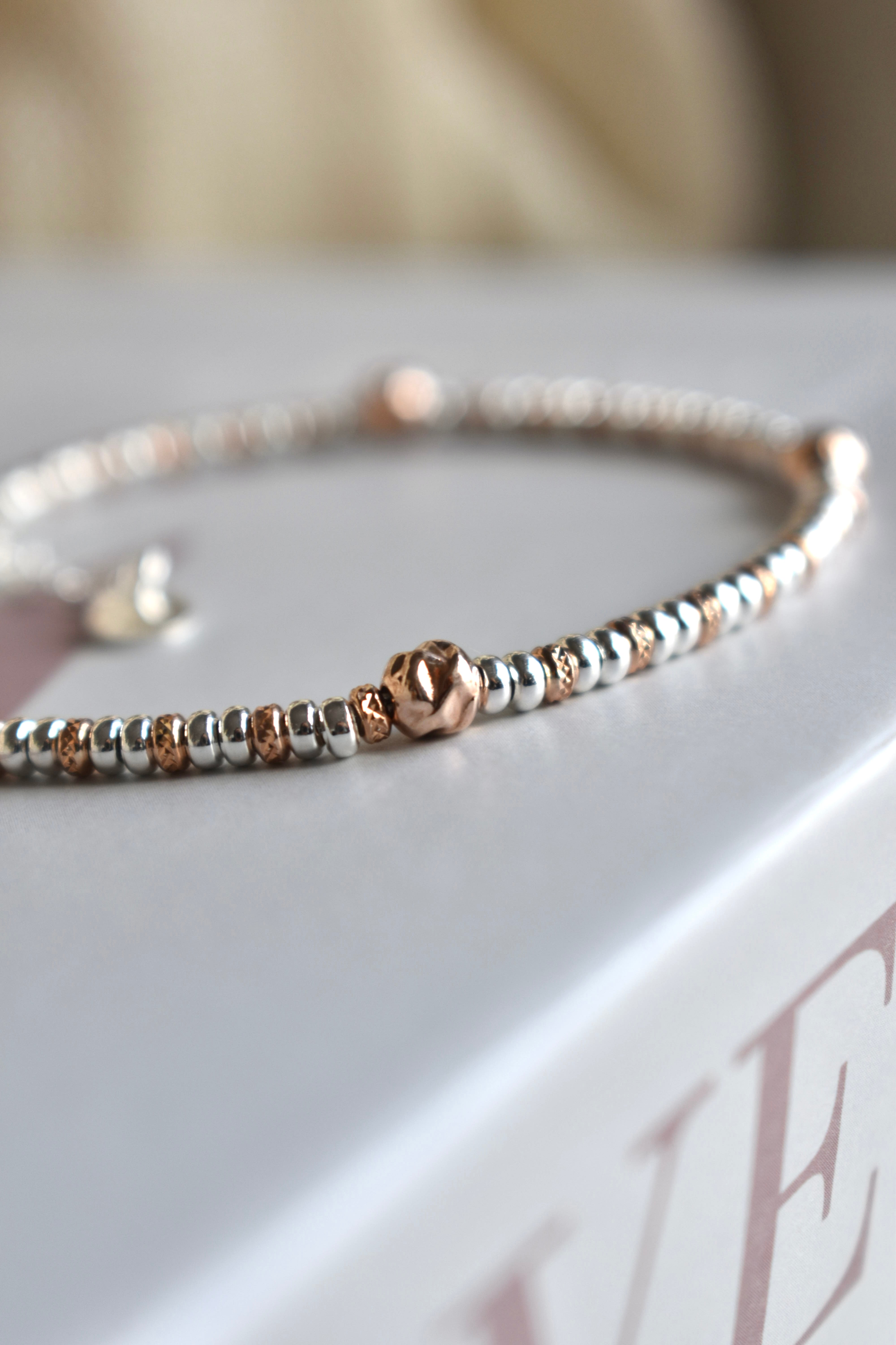 Bracciale rondelline sfaccettate