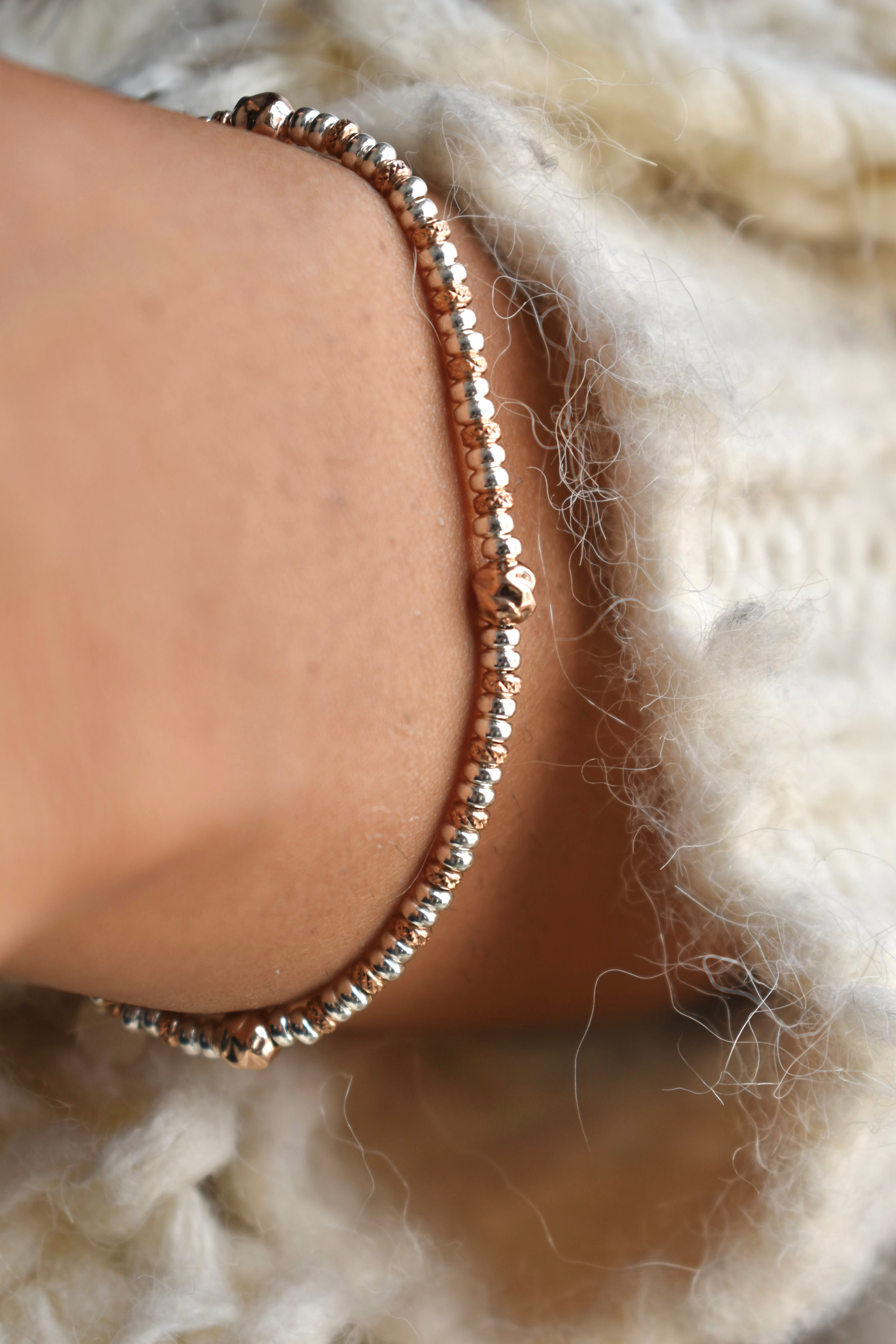 Bracciale rondelline sfaccettate