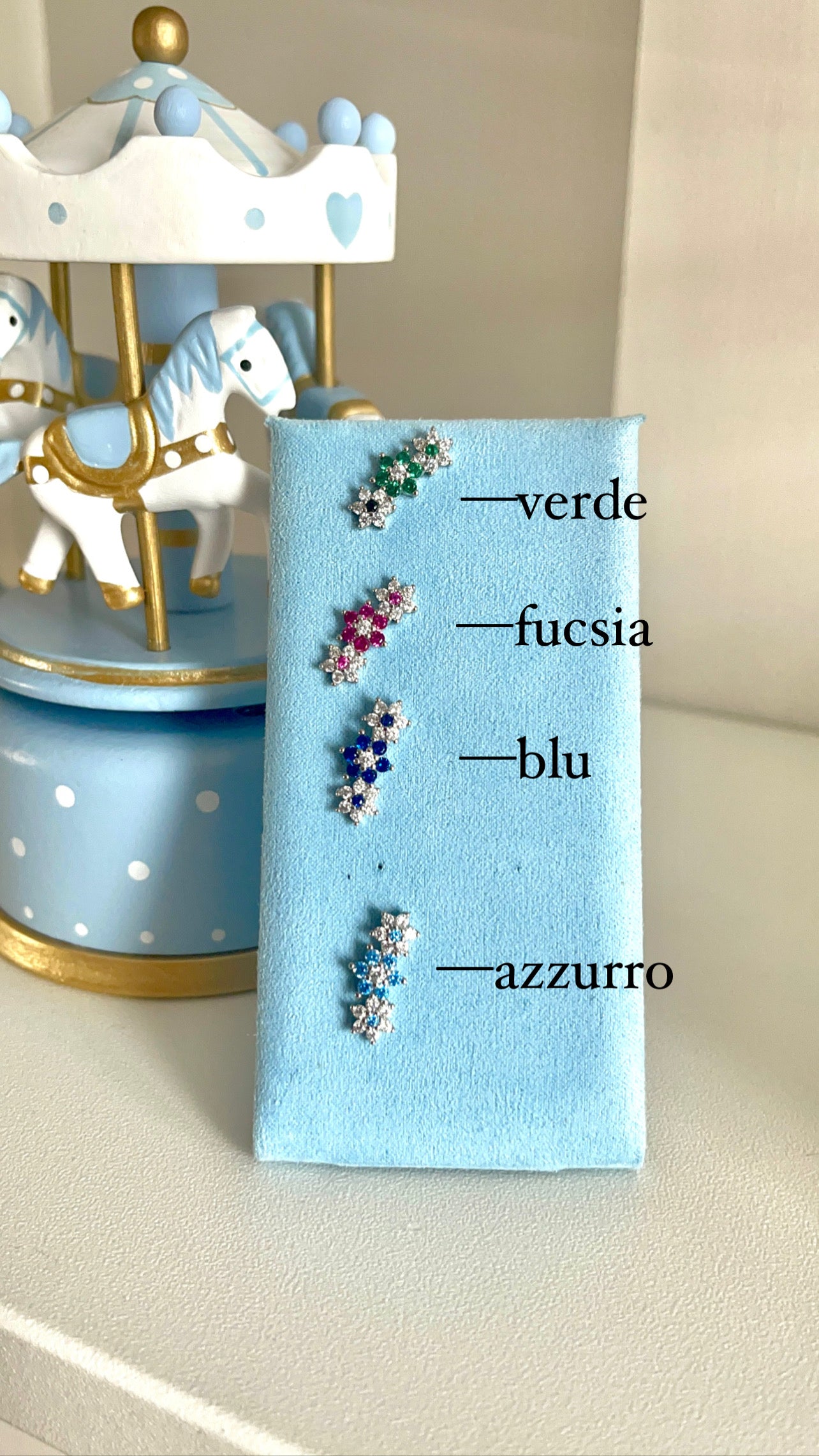 Mono orecchino fiorellini  🌸