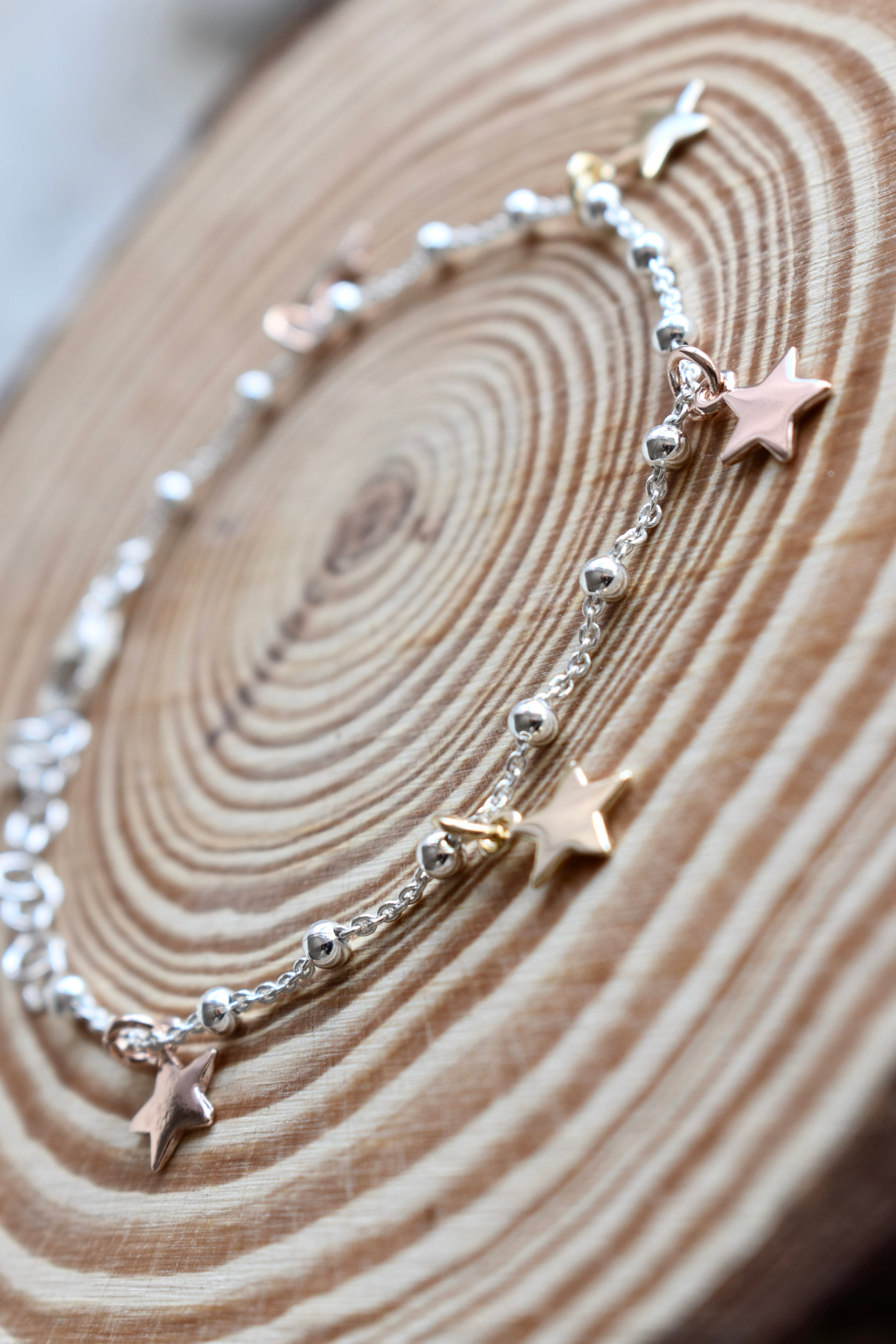 Bracciale charms stelle