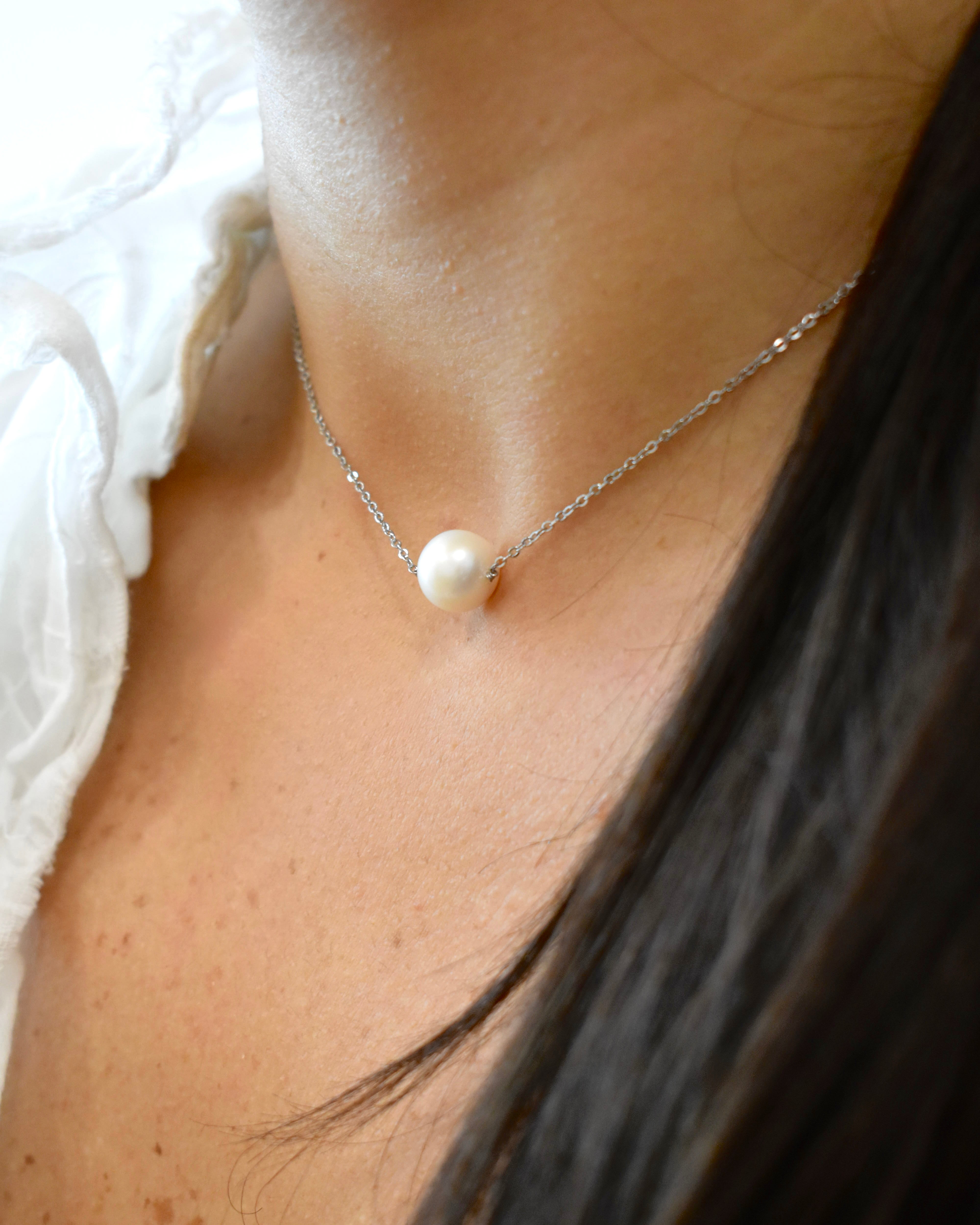Collana Goccia di perla