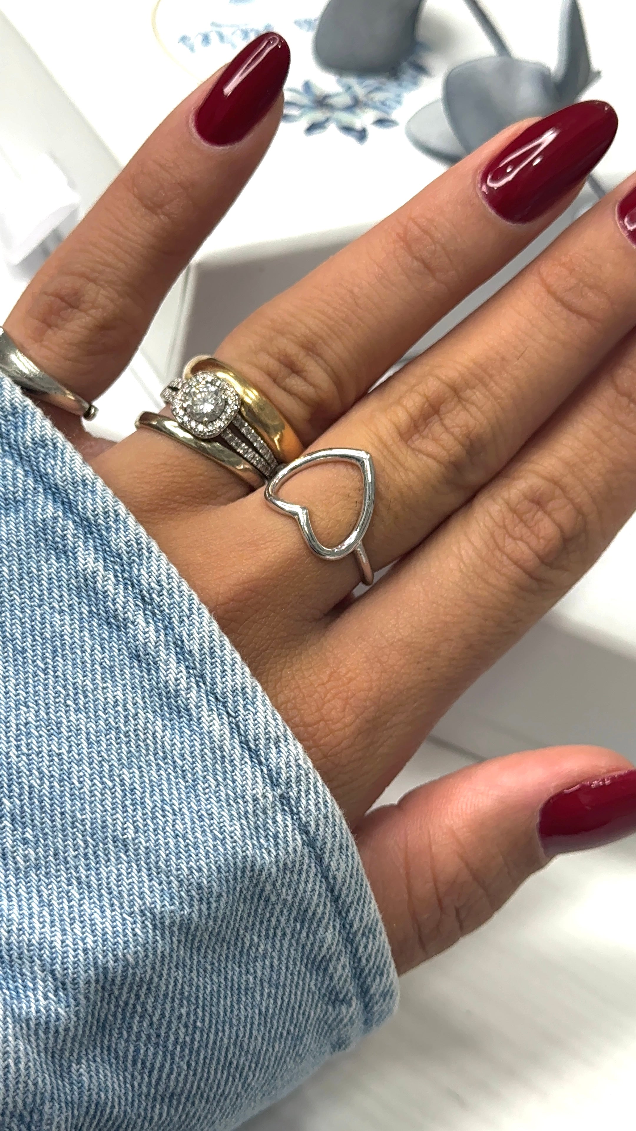 Anello cuore Big