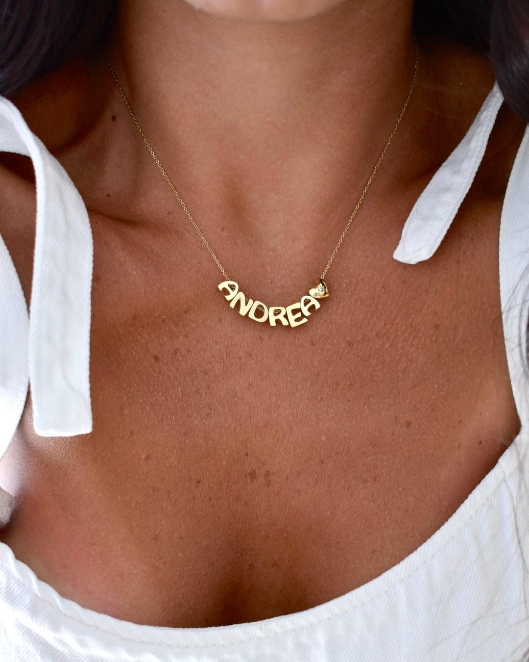 Collana Bubble Letter