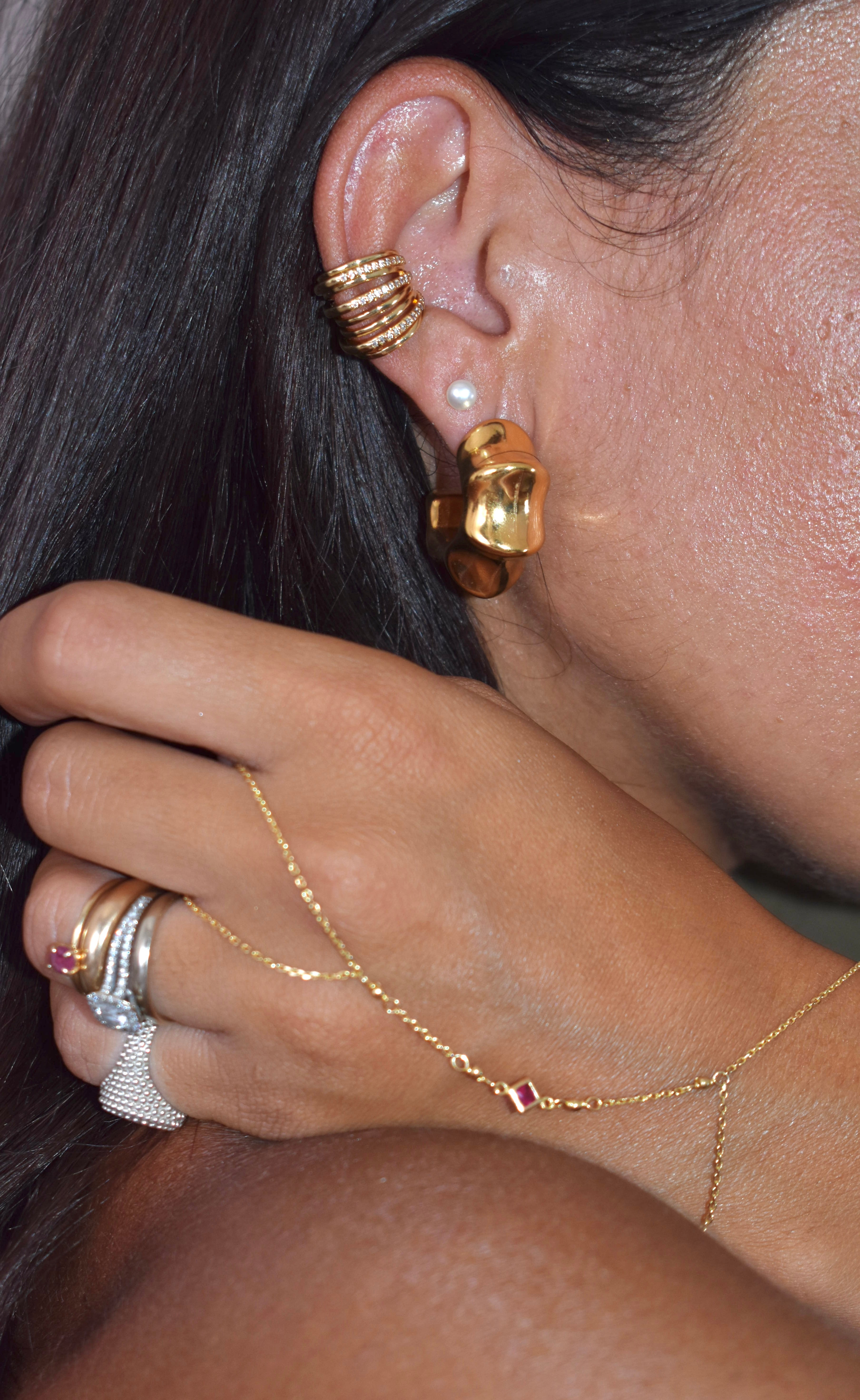 Earcuff chunky linear