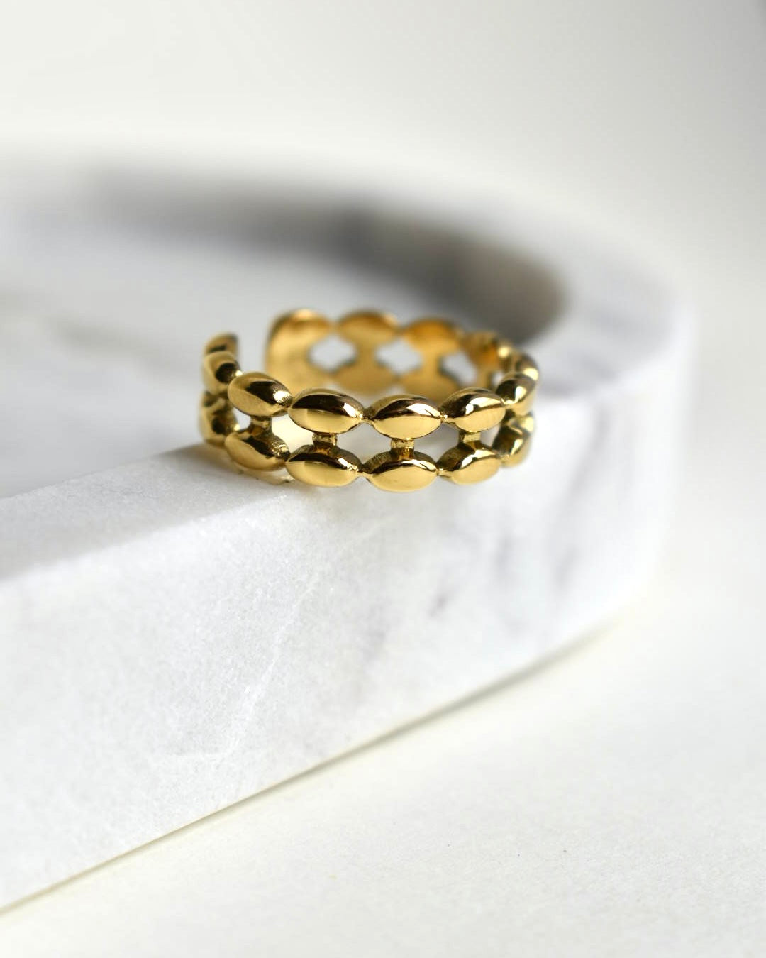 Anello Double Ovettini