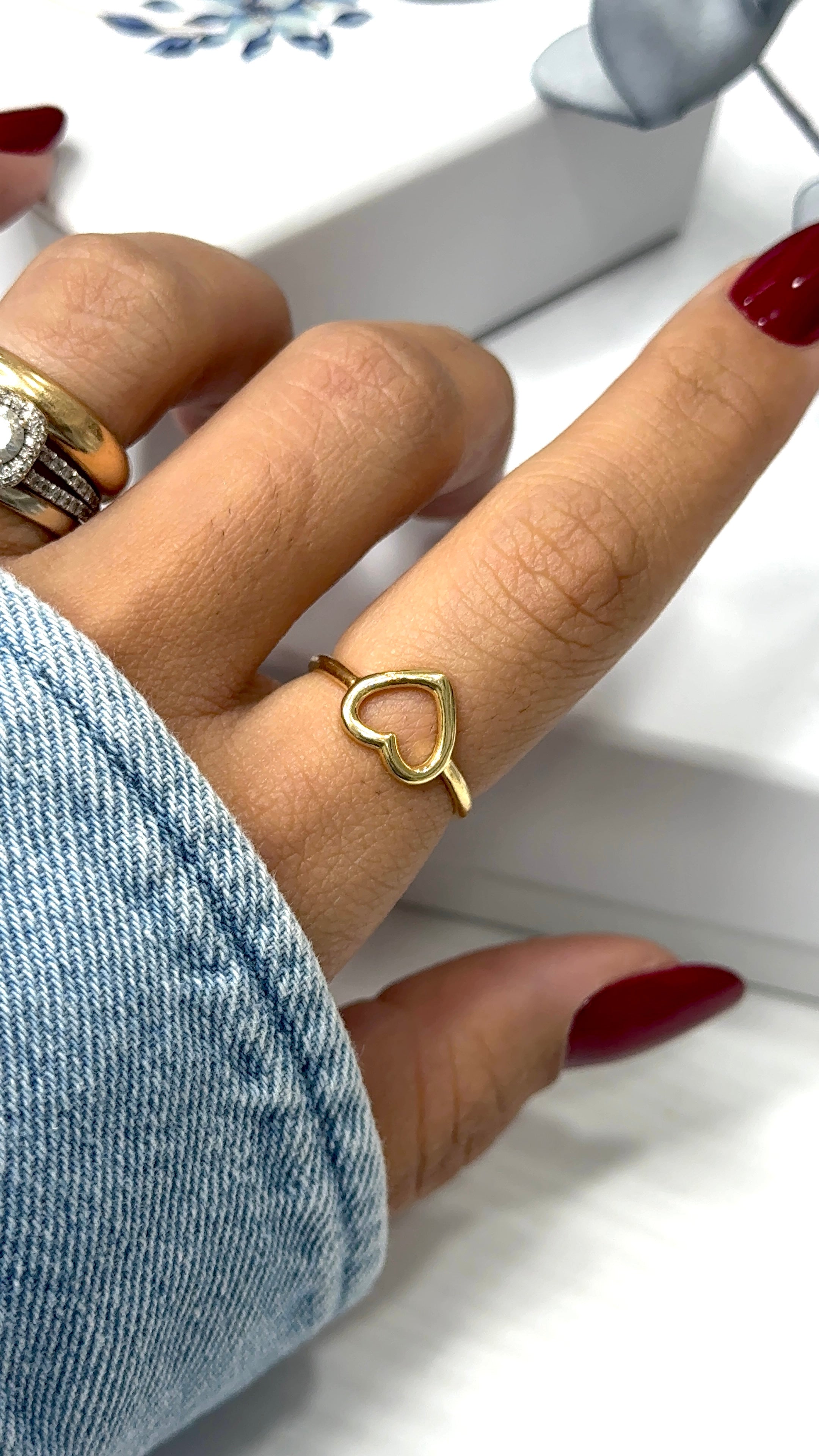 Anello cuore mini