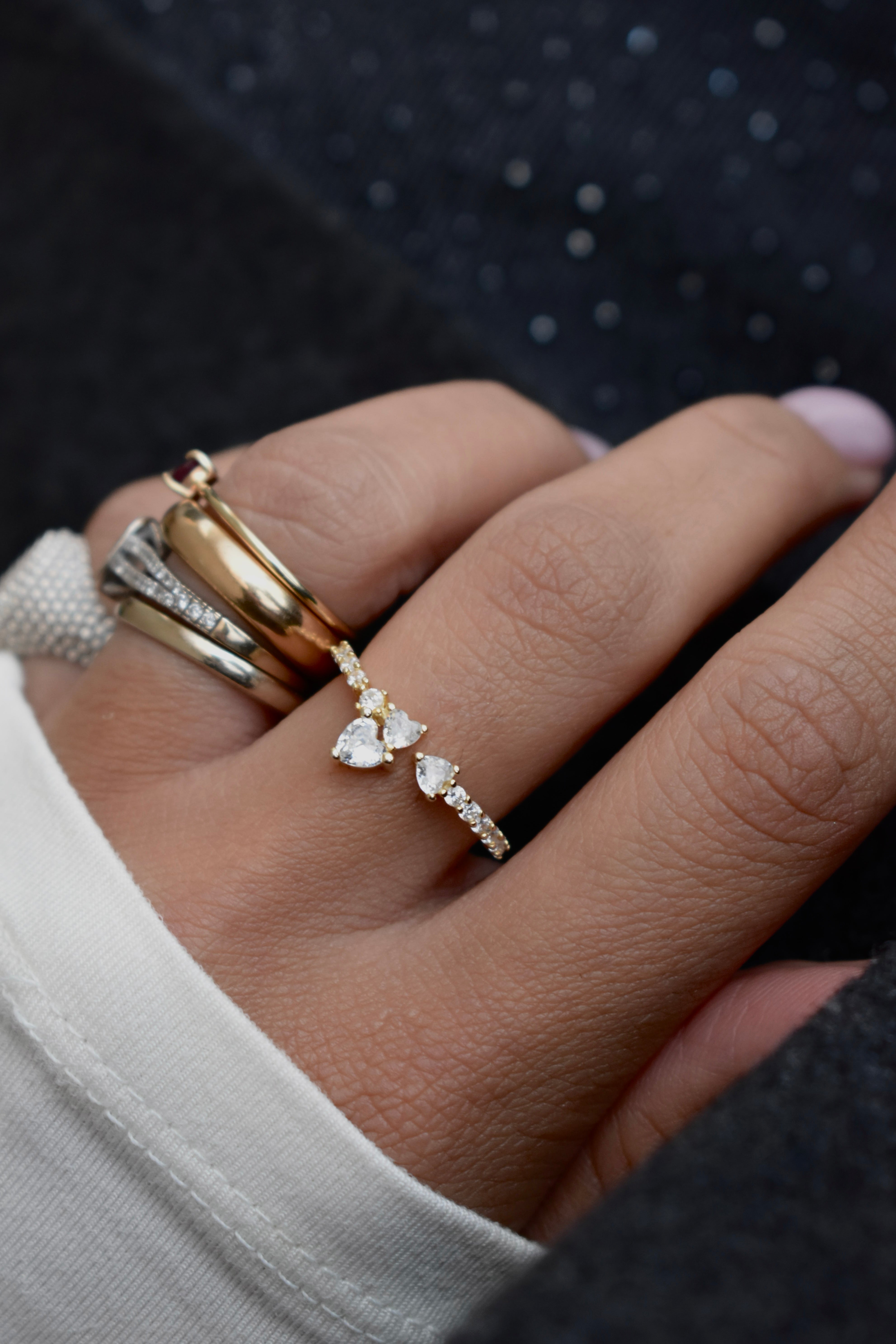 anello heart lucciola