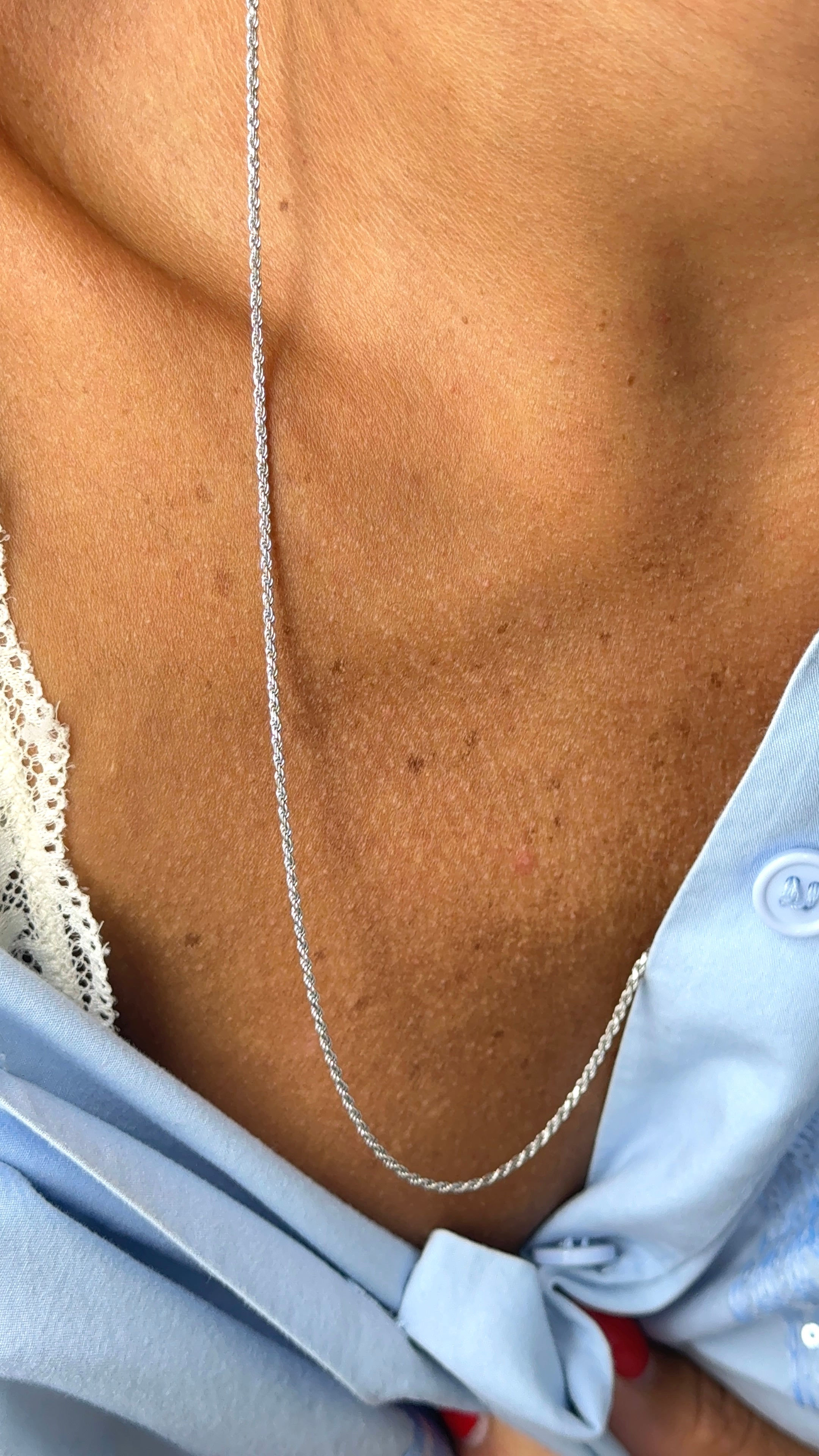 Collana treccia 60cm
