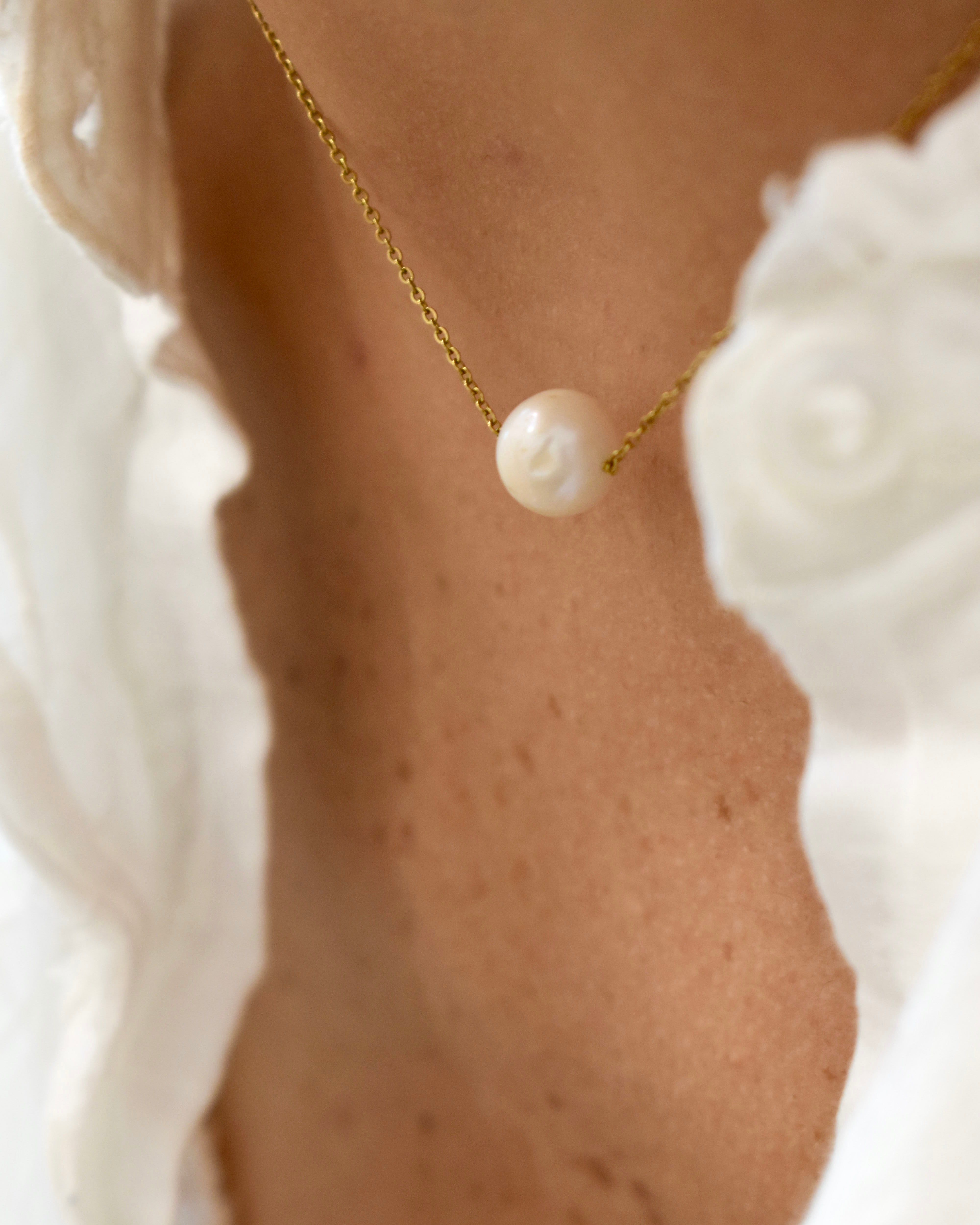 Collana Goccia di perla