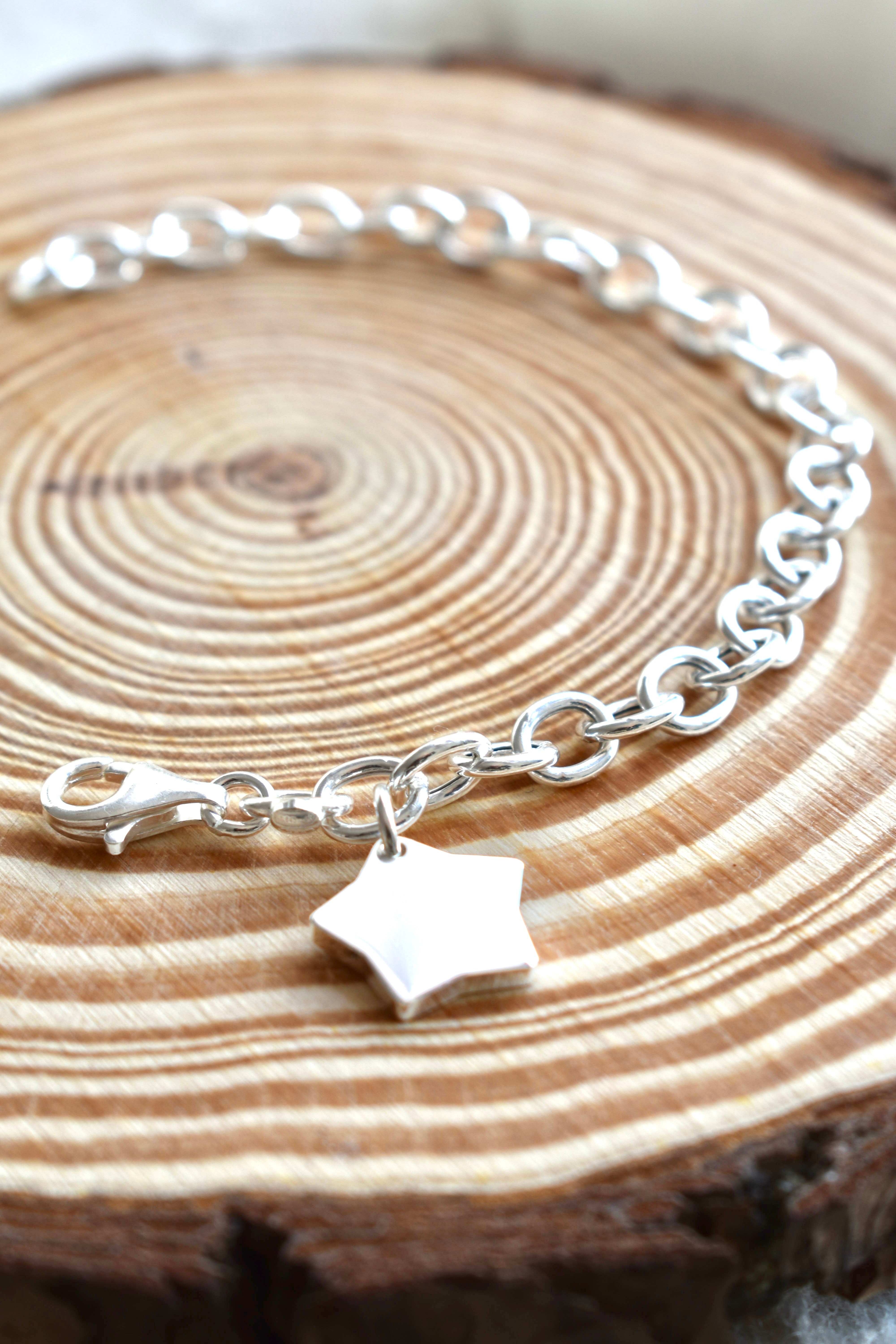 Bracciale Catena charm stella