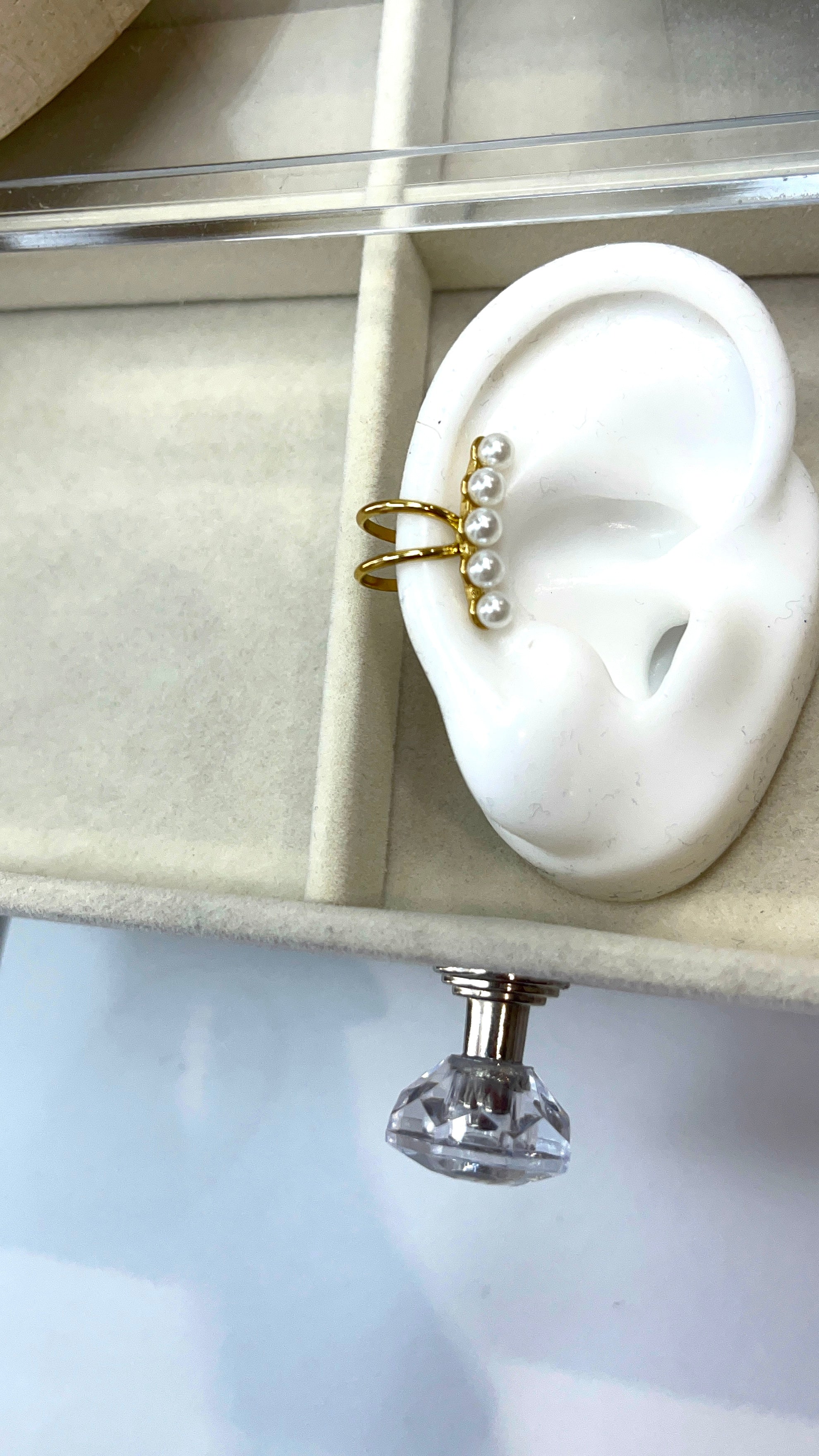 Earcuff linea perle